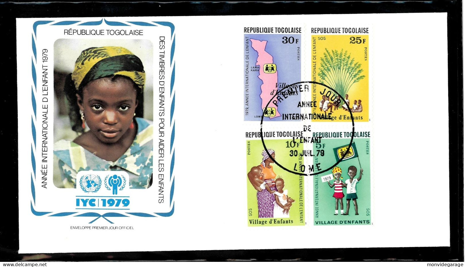 République Togolaise - Année Internationale De L'enfant 1979 - Premier Jour - IJDK 032 - UNICEF