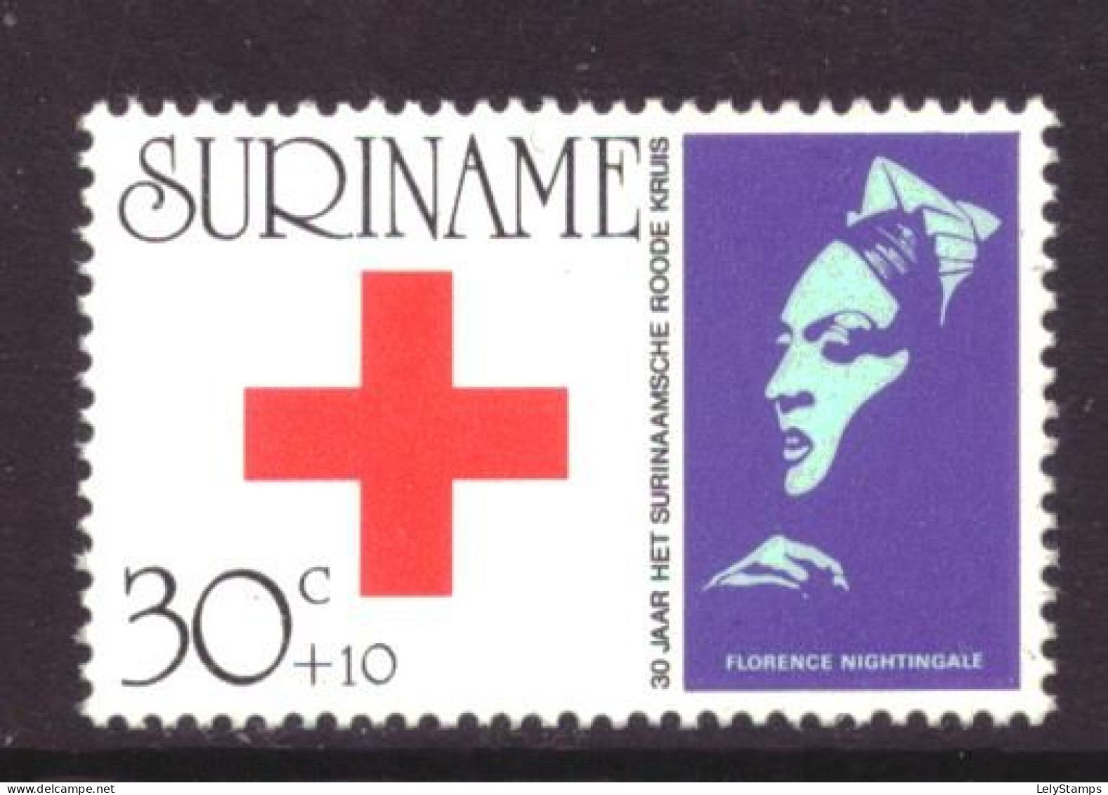 Suriname / Surinam 604 MNH ** Red Cross (1973) - Suriname ... - 1975