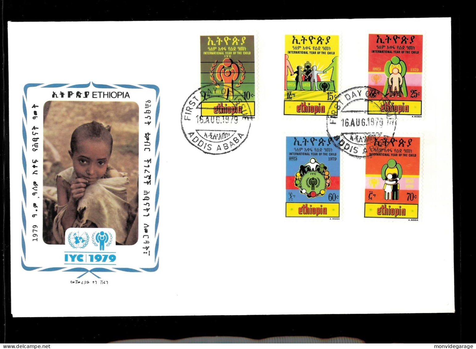 Ethiopia - Année Internationale De L'enfant 1979 - Premier Jour - IJDK 045 - UNICEF