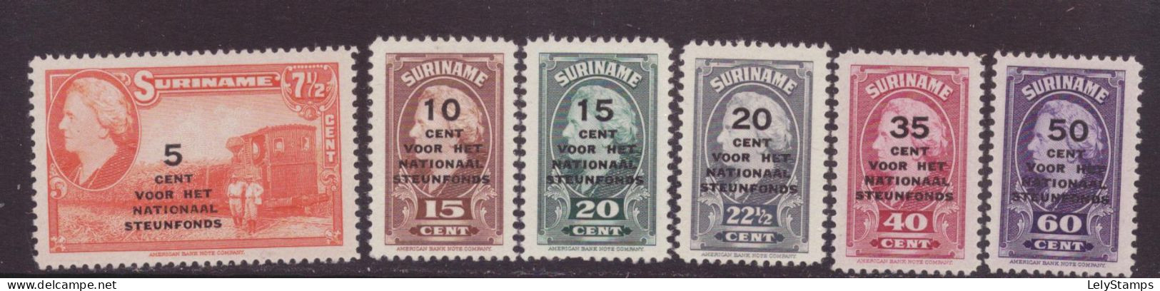 Suriname / Surinam 214 T/m 219 MH * (1945) - Suriname ... - 1975