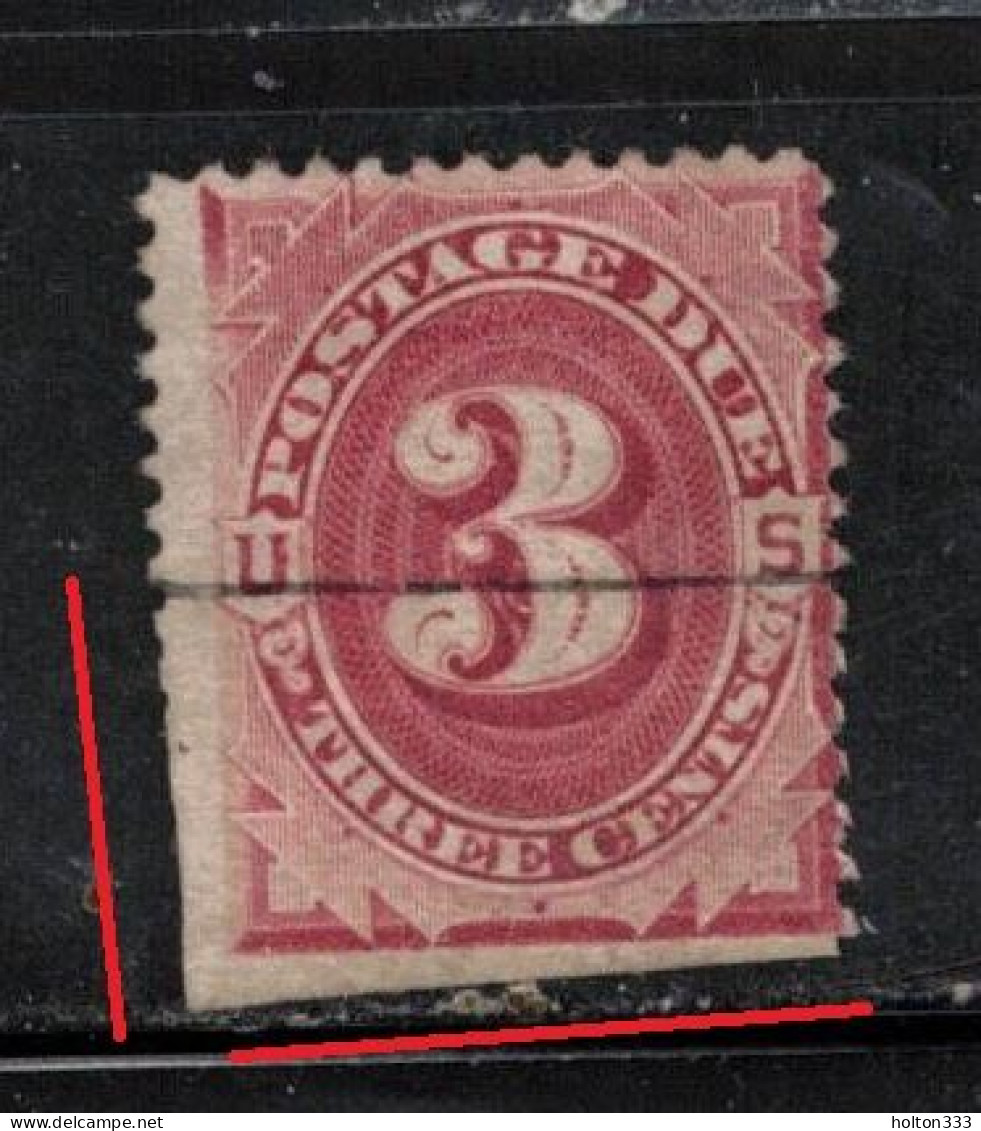 USA Scott # J24 Used - Postage Due - Clipped Perfs - Portomarken