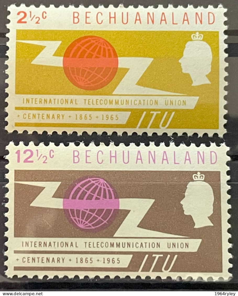BECHUANALAND - MH* - 1965 - # 190/191 - 1965-1966 Autonomía Interna