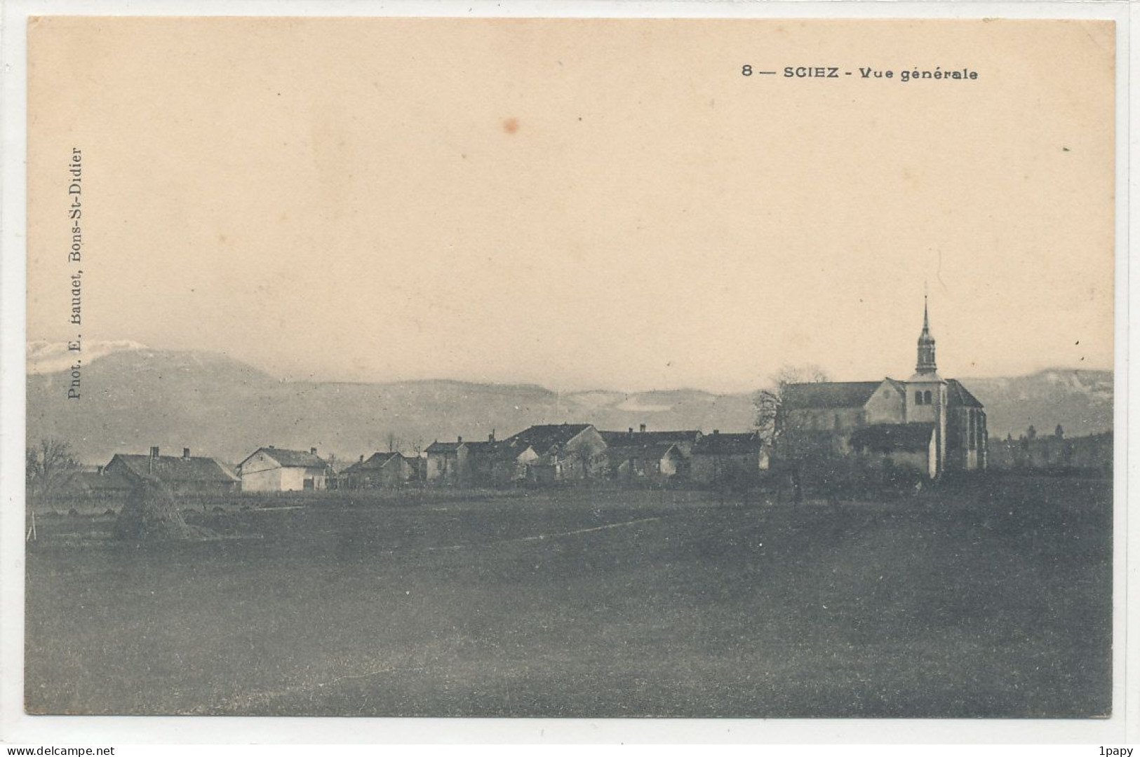 74 - Haute Savoie - Sciez  Vue Générale Du Village - Sciez