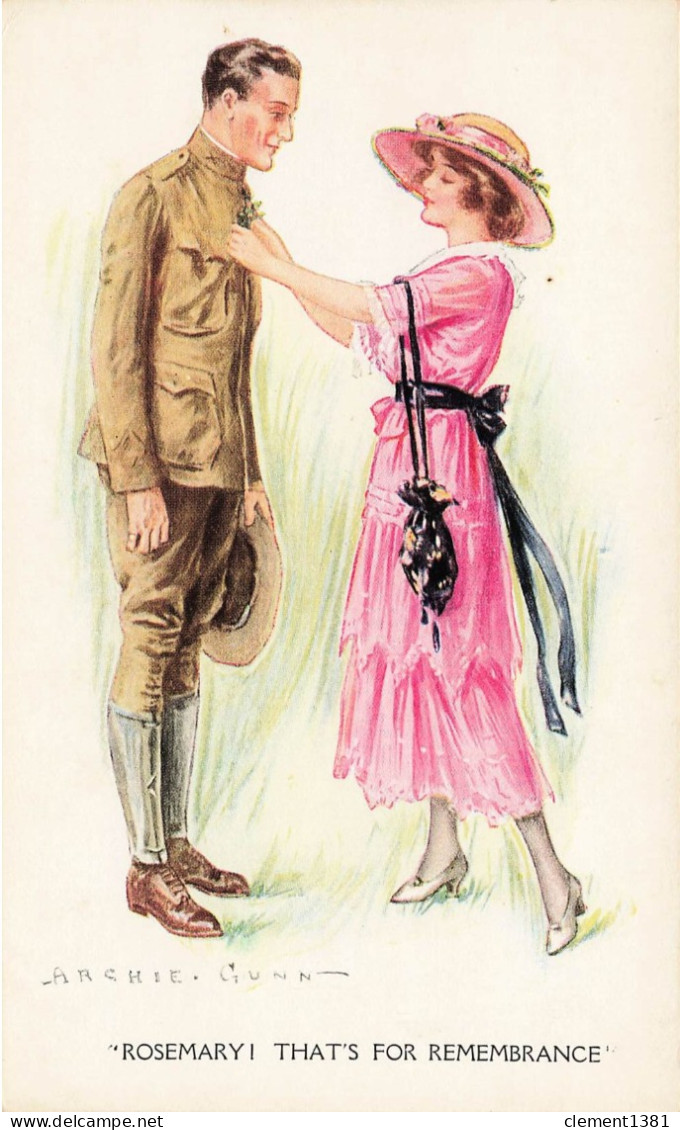 Illustrateur Illustration HUMOUR Archie Gunn Rosemary That's For Remembrance - Gunn