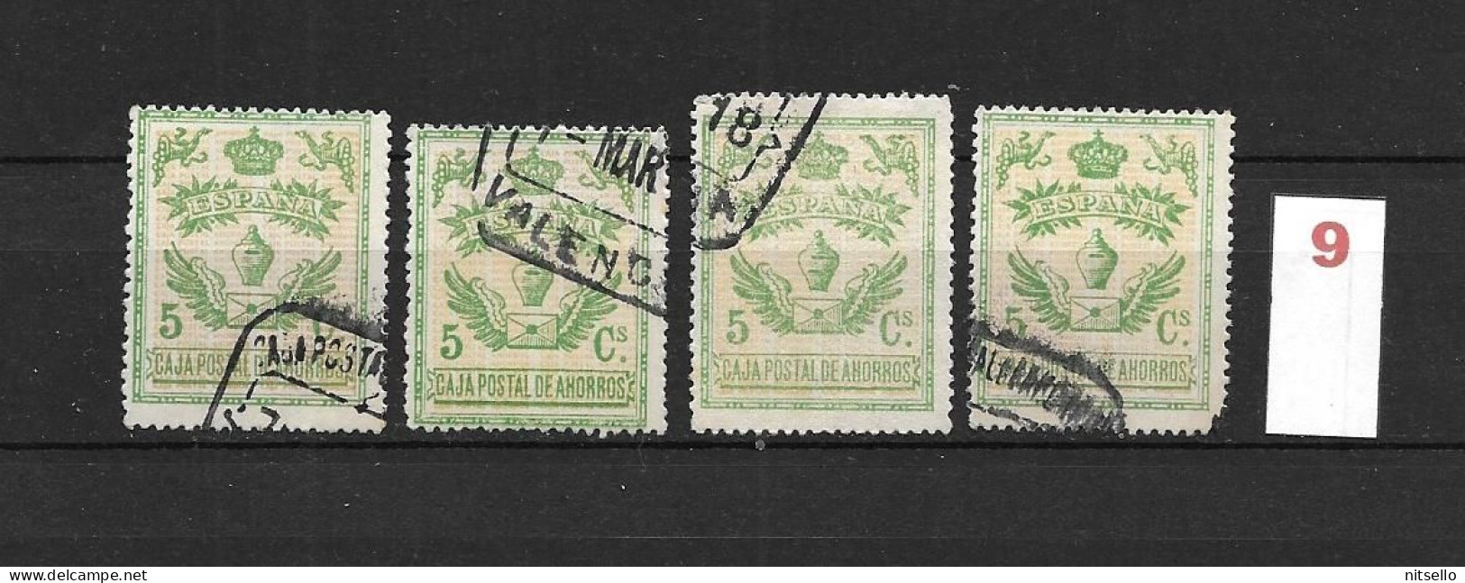 LOTE 1891 C  ///   ESPAÑA 1918 CAJA POSTAL DE AHORROS 5 CTMOS         ¡¡¡ LIQUIDACION - JE LIQUIDE - SIEDLUNG !!! - Revenue Stamps
