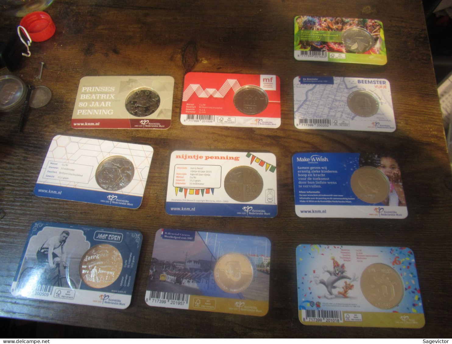 10 Coincards Néerlandaises 2015 à 2023 - Pays-Bas