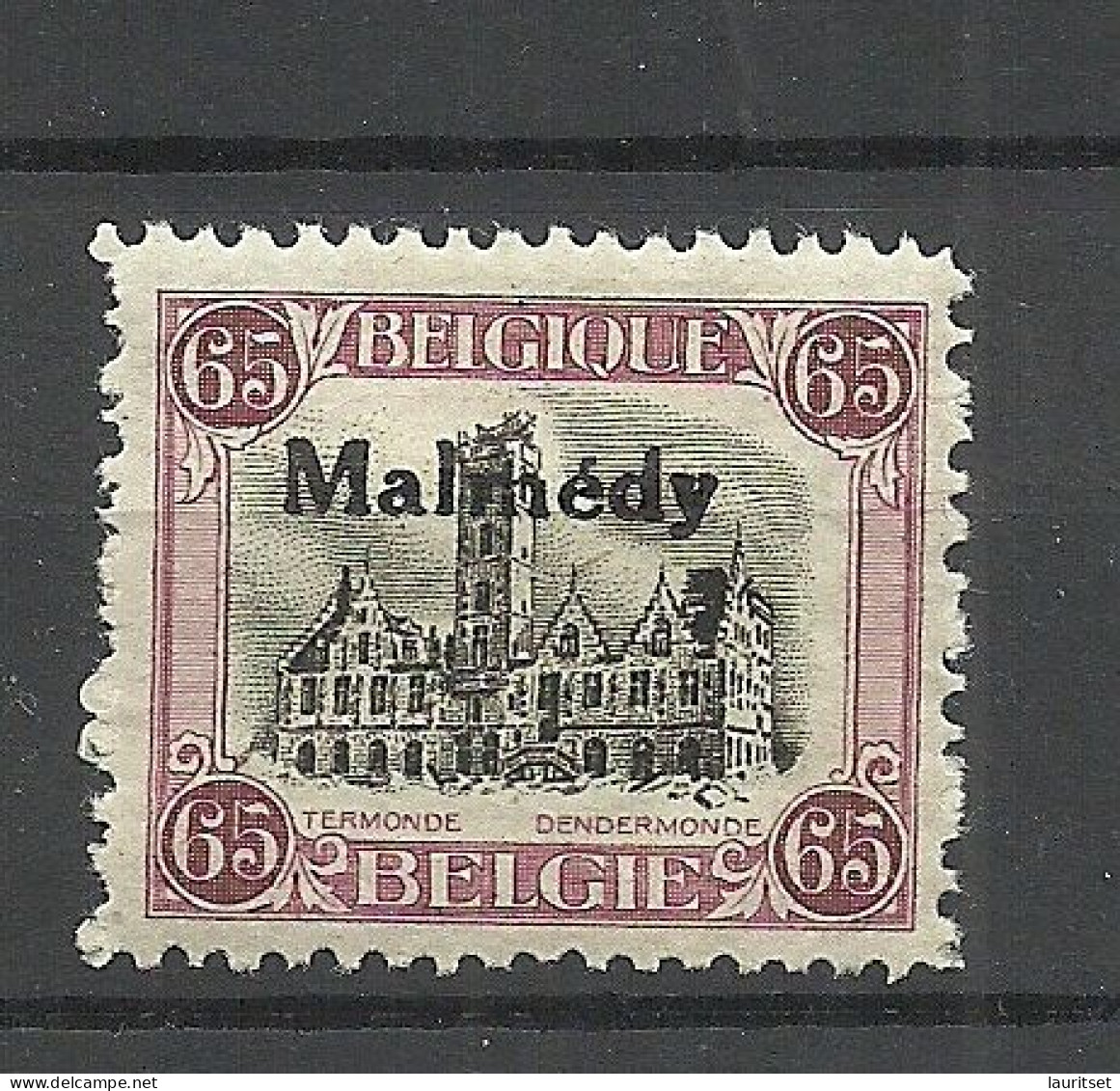 BELGIEN Belgium Belgique MALMEDY 1920 Michel 17 * - OC55/105 Eupen & Malmédy