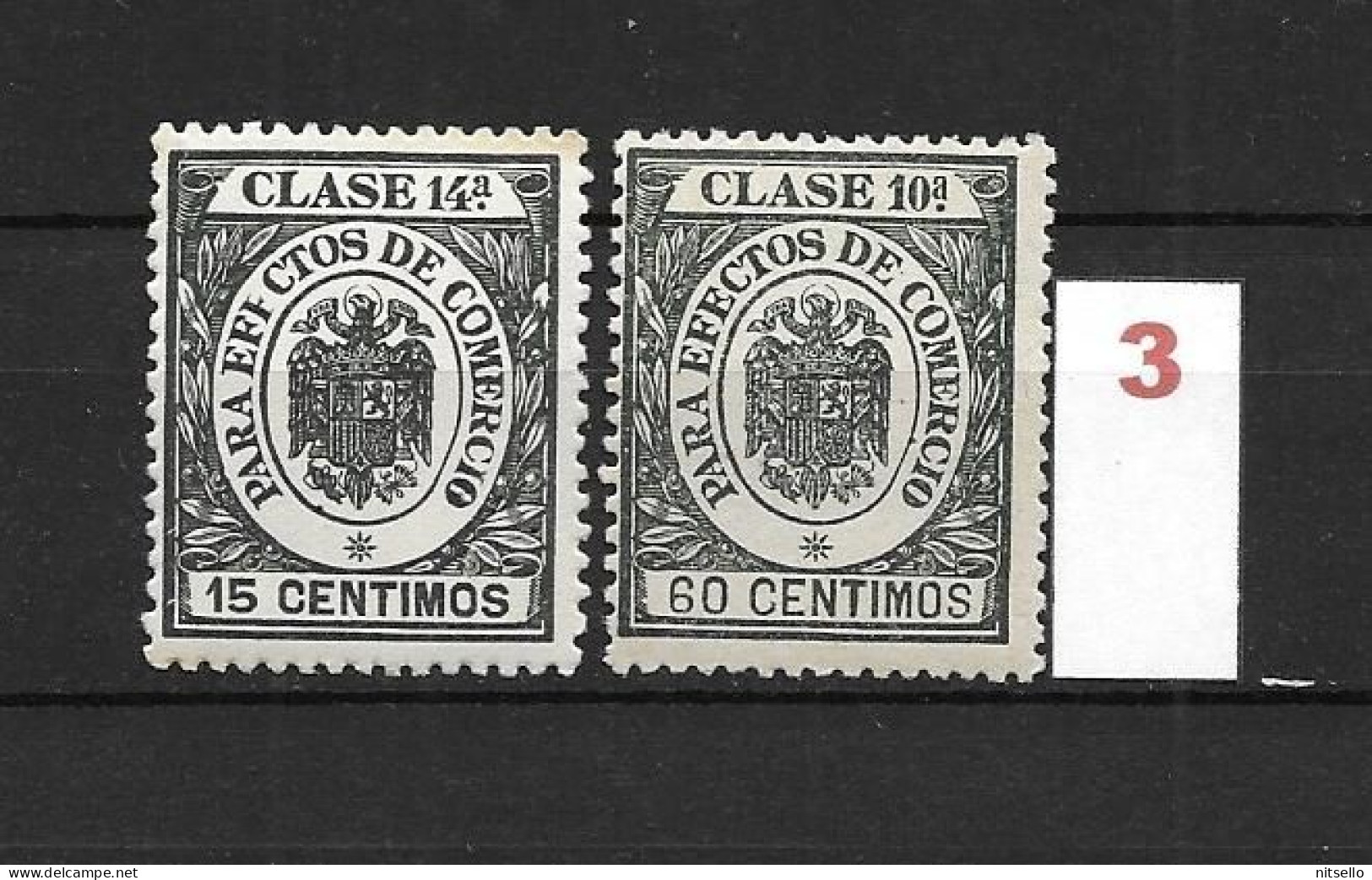 LOTE 1891 C  ///  ESPAÑA - CLASE 10ª PARA EFECTOS DE COMERCIO // NUEVOS ** MNH   ¡¡¡ LIQUIDACION TOTAL !!! - Fiscali