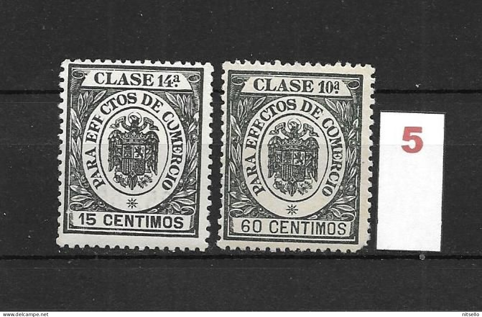 LOTE 1891 C  ///  ESPAÑA - CLASE 10ª PARA EFECTOS DE COMERCIO // NUEVOS ** MNH   ¡¡¡ LIQUIDACION TOTAL !!! - Revenue Stamps