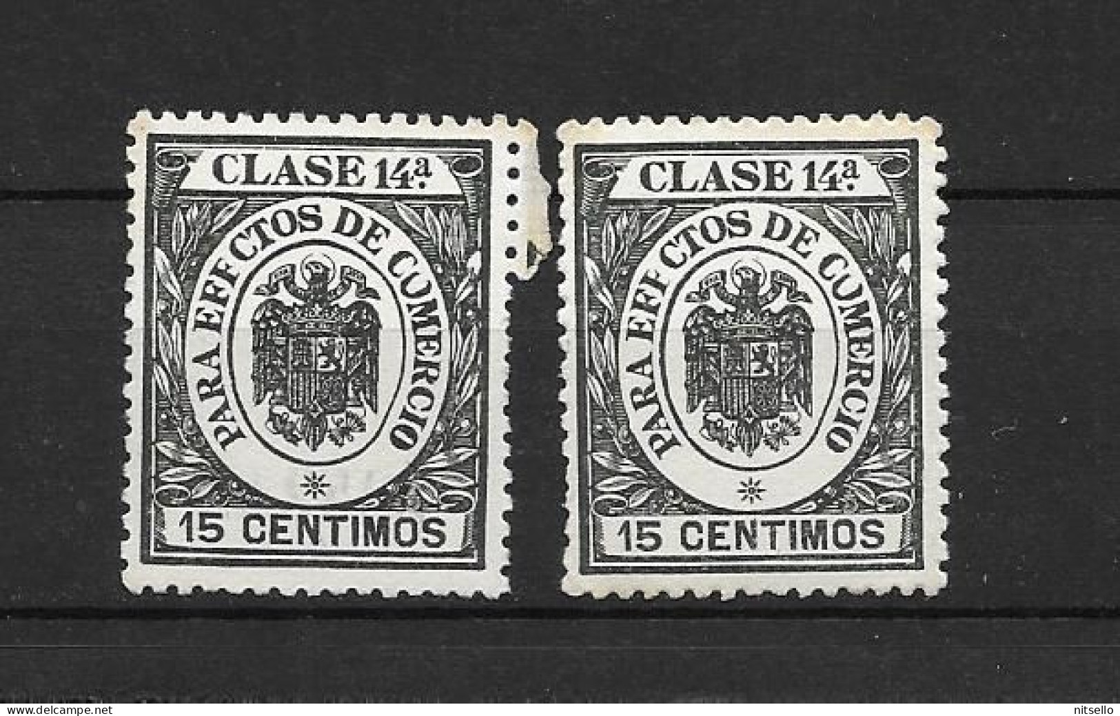 LOTE 1891 C  ///  ESPAÑA - CLASE 10ª PARA EFECTOS DE COMERCIO // NUEVOS ** MNH   ¡¡¡ LIQUIDACION TOTAL !!! - Revenue Stamps