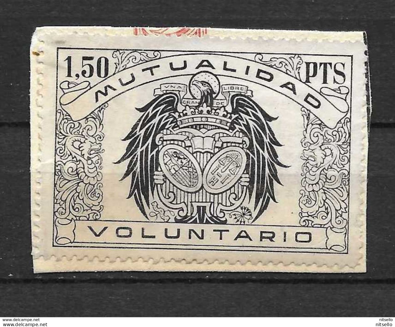 LOTE 1891 C  ///  ESPAÑA  FISCALES -  MUTUALIDAD VOLUNTARIO - Revenue Stamps