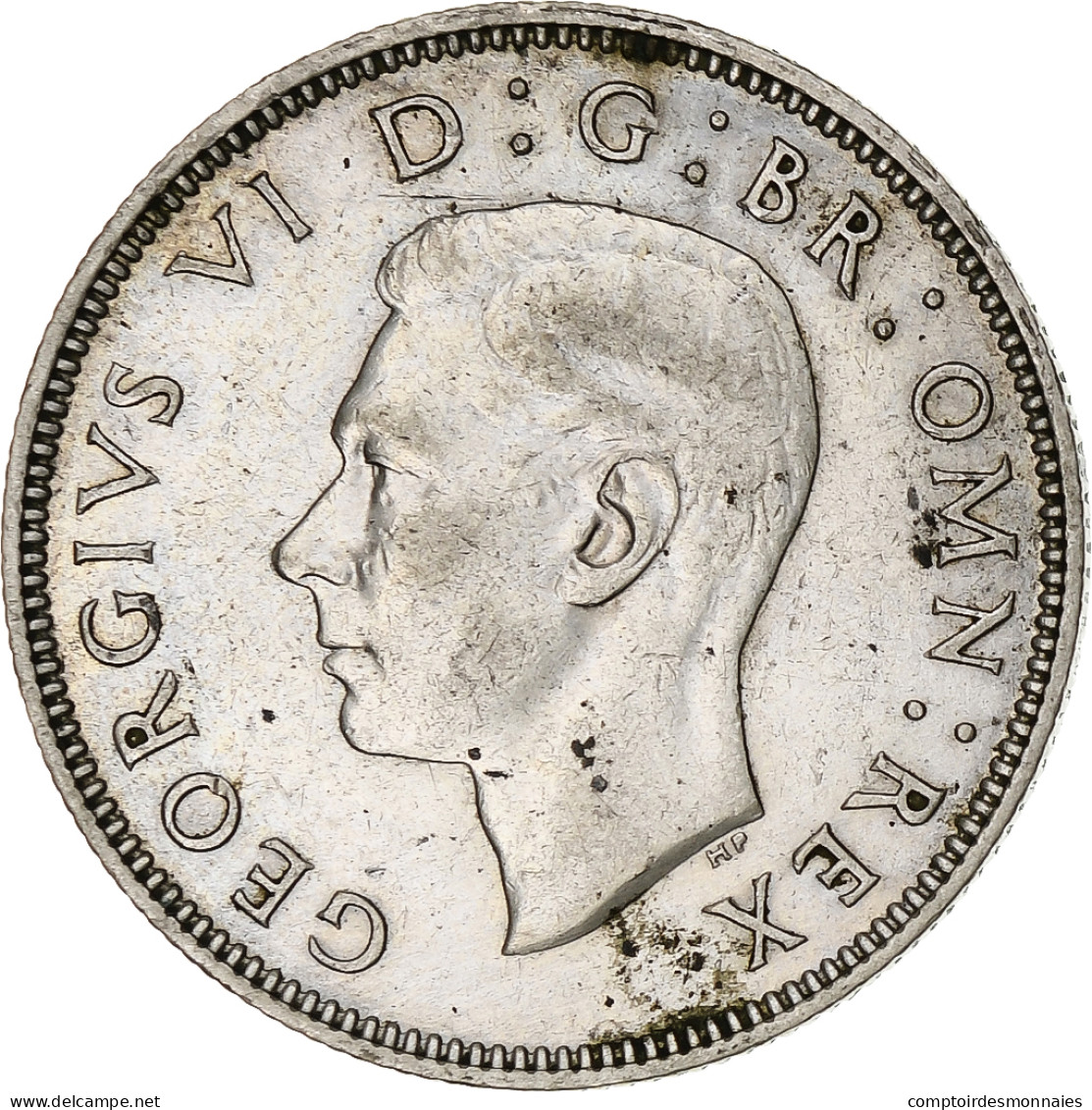 Grande-Bretagne, George VI, Florin, Two Shillings, 1941, TTB, Argent, KM:855 - J. 1 Florin / 2 Schillings