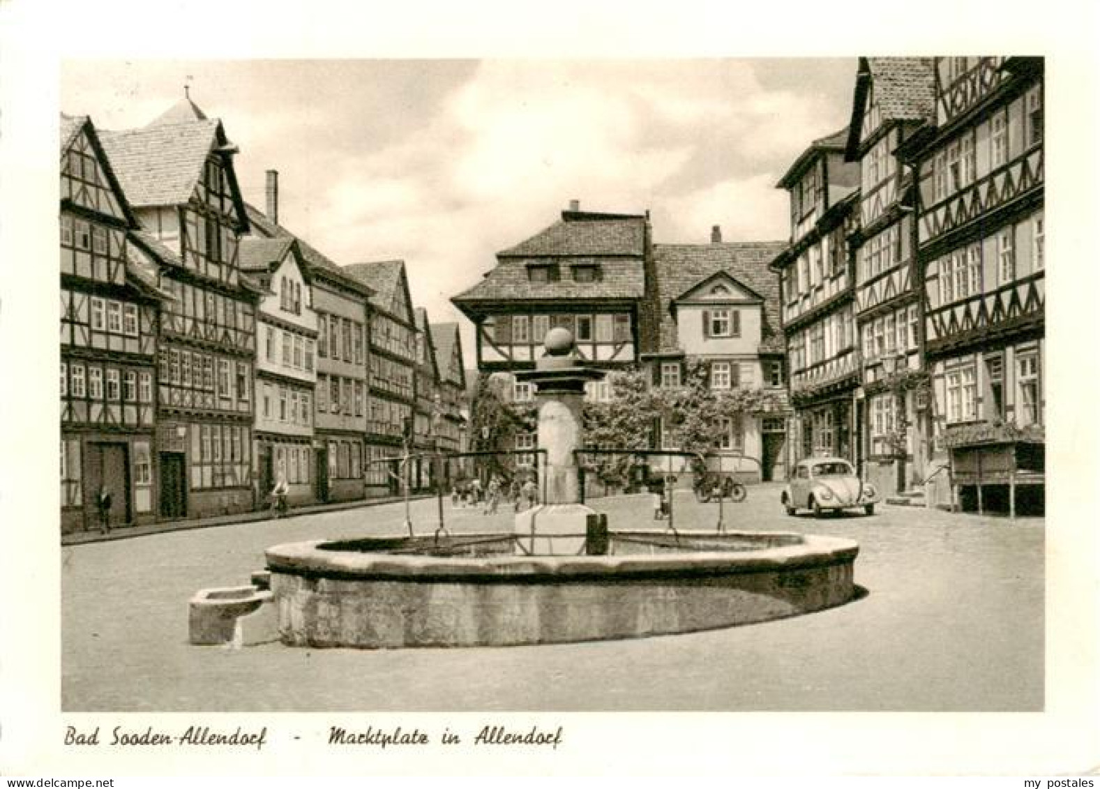 73904100 Bad Sooden-Allendorf Marktplatz Brunnen - Bad Sooden-Allendorf