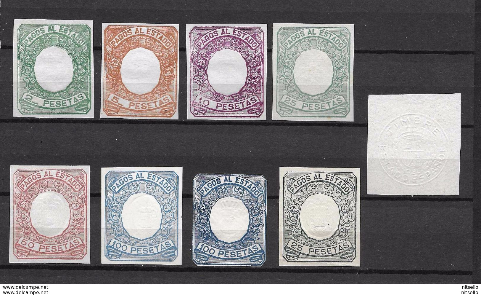 LOTE 1891 B   ///  ESPAÑA  FISCALES - PAGOS AL ESTADO - Revenue Stamps