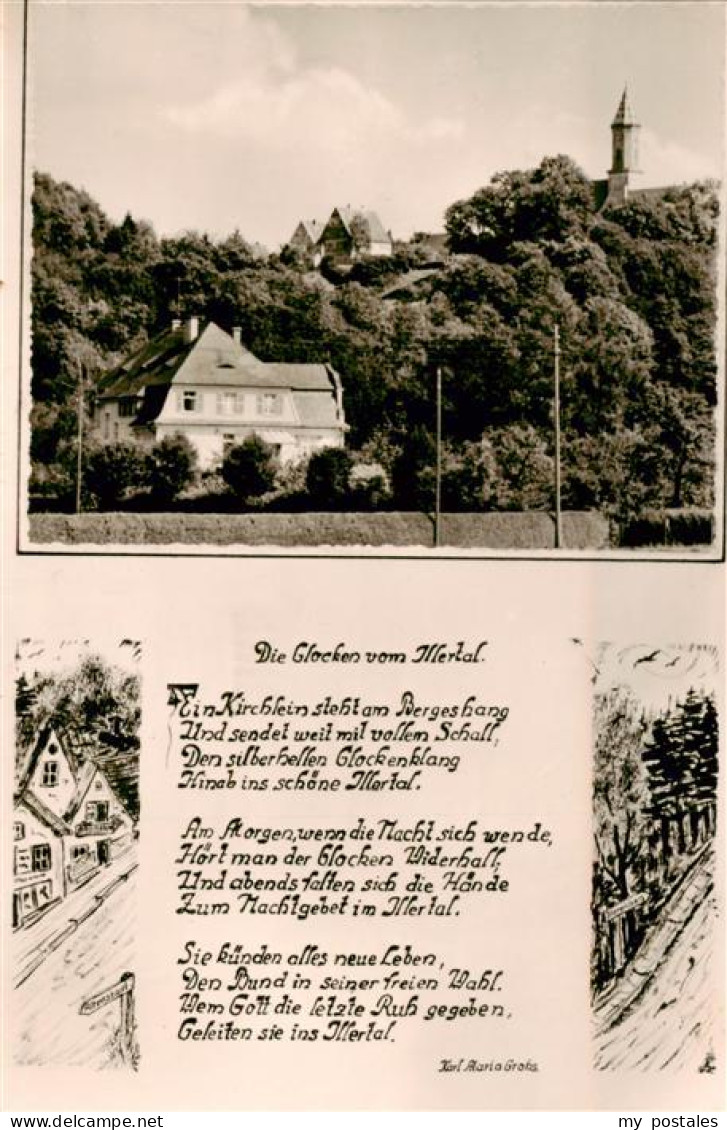 73904011 Illertissen Gasthof Kirche Gedicht Die Glocken Vom Illertal - Illertissen