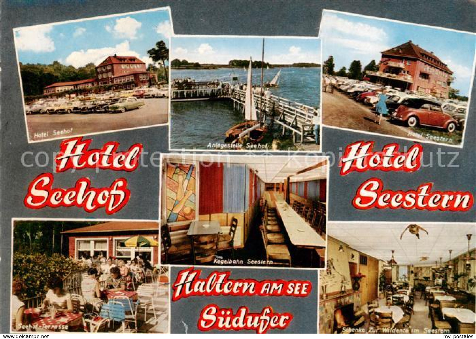 73865460 Haltern See Hotel Seehof Hotel Seestern Anlegestelle Terrasse Schenke H - Haltern