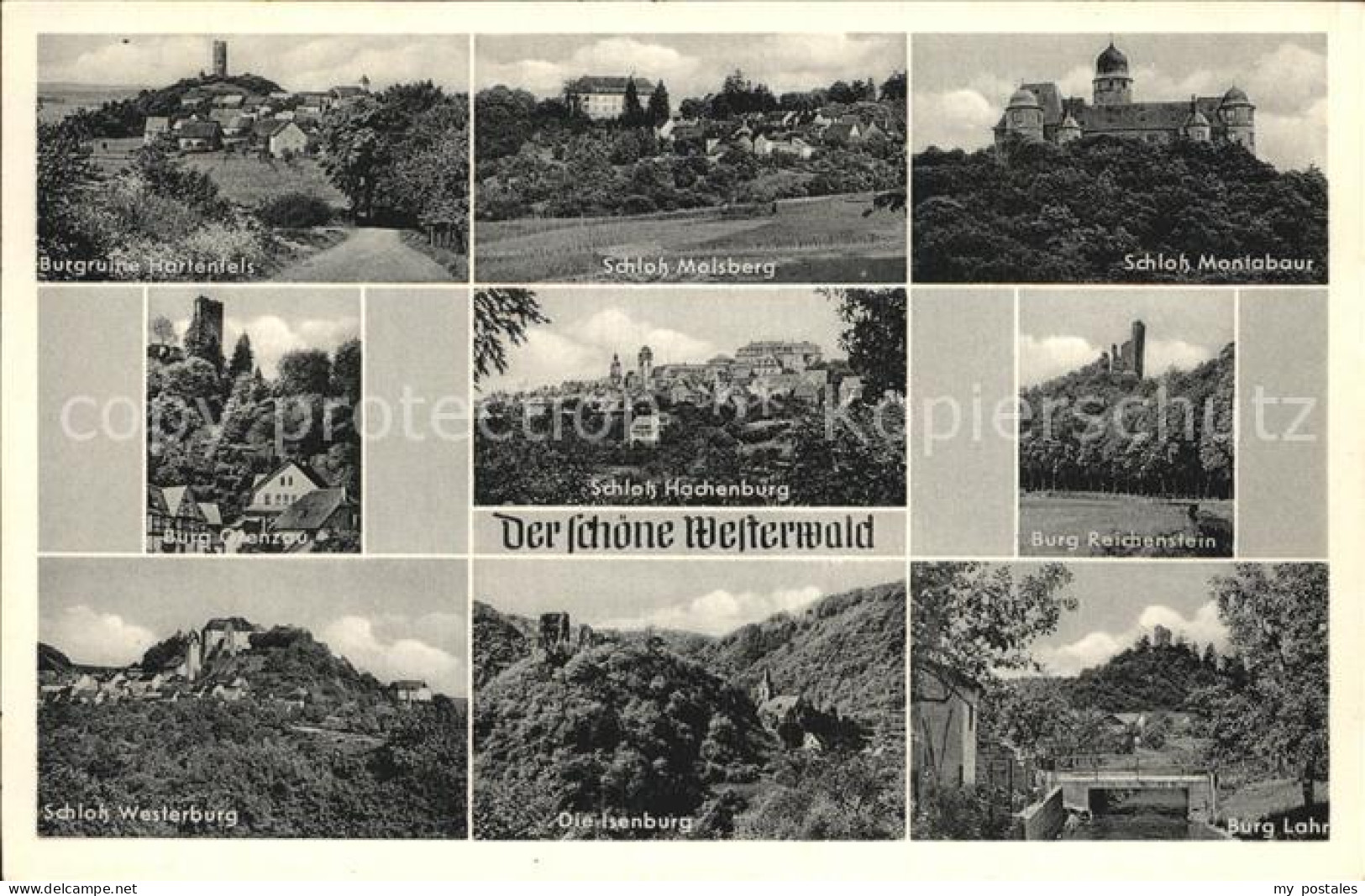 42595086 Westerwald Region Burgruine Hartenfels Schloss Malsberg Montabaur Weste - Bad Marienberg