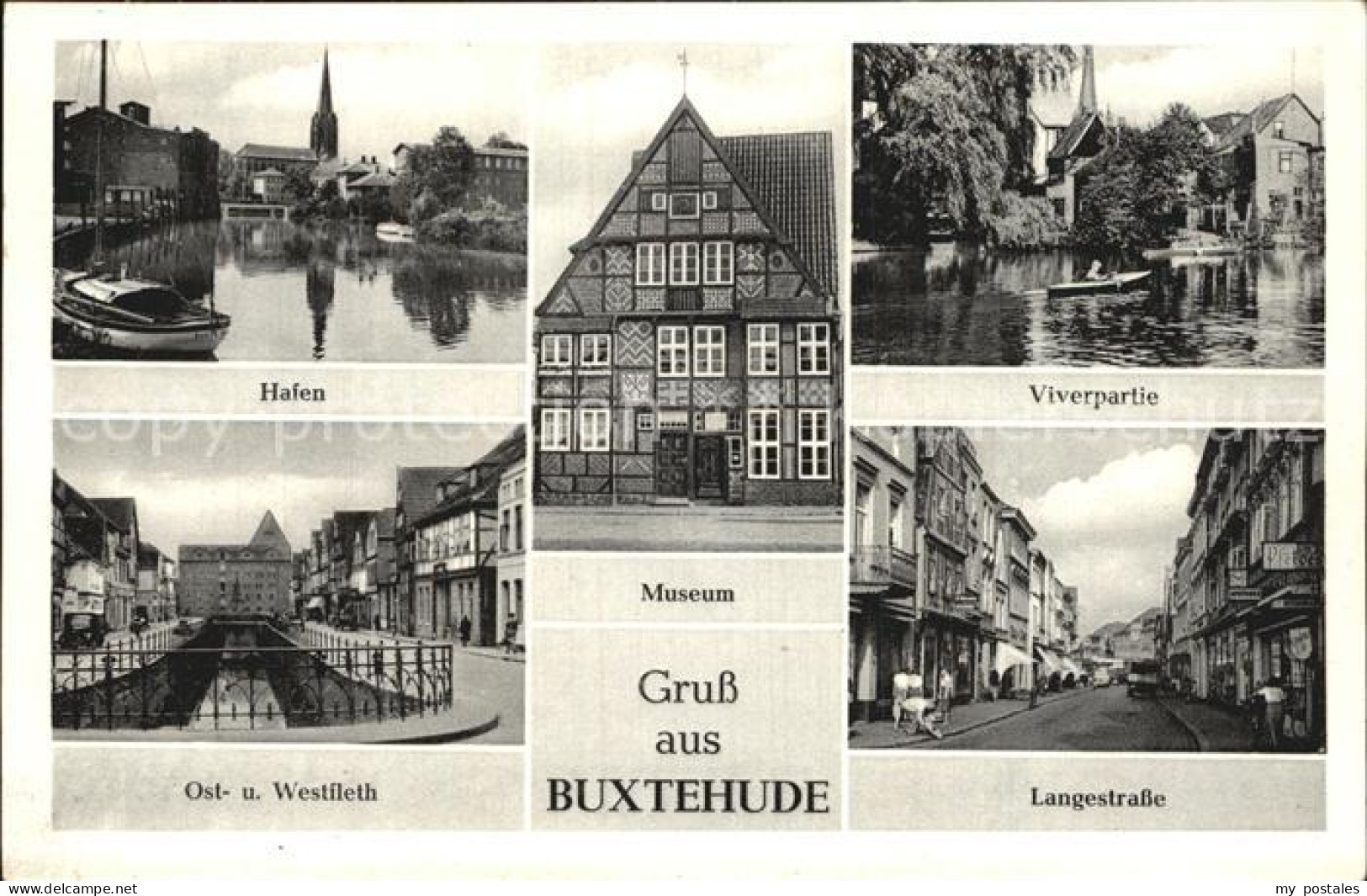 42595015 Buxtehude Ost West Fleth Hafen Viverpartie Langestrasse Museum Buxtehud - Buxtehude