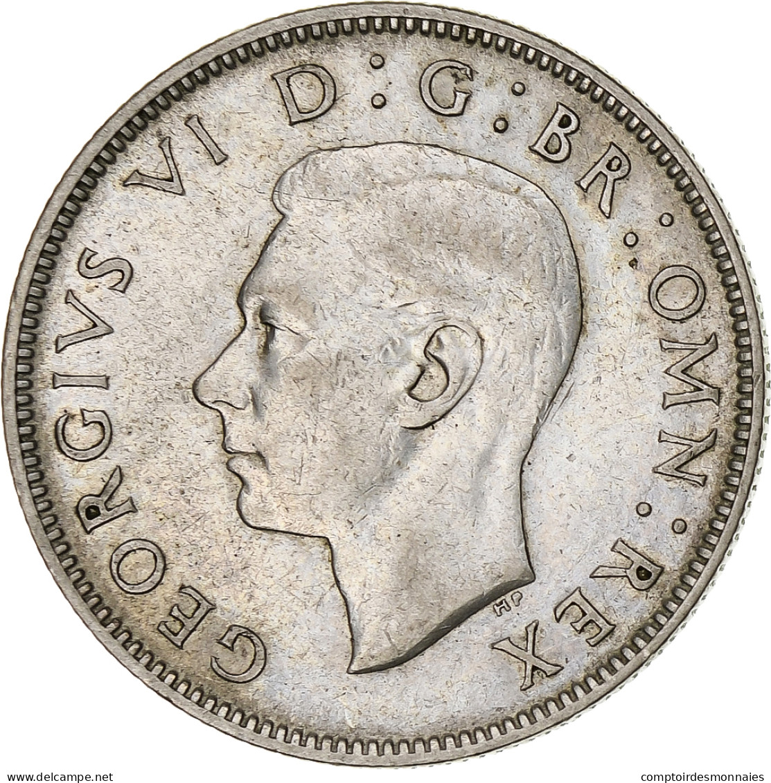 Grande-Bretagne, George VI, Florin, Two Shillings, 1943, TTB, Argent, KM:855 - J. 1 Florin / 2 Schillings
