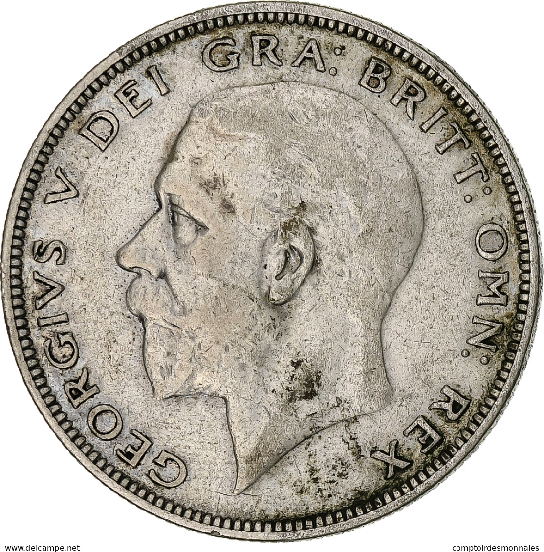 Grande-Bretagne, George V, 1/2 Crown, 1936, TB+, Argent, KM:835 - K. 1/2 Crown