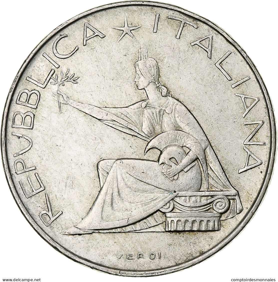 Italie, 500 Lire, 1961, Rome, TTB+, Argent, KM:99 - 500 Lire