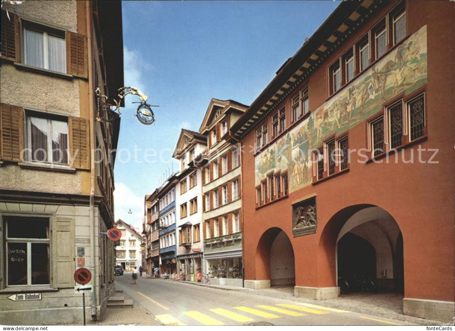 11694842 Appenzell IR Hauptgasse Mit Rathaus Appenzell - Autres & Non Classés