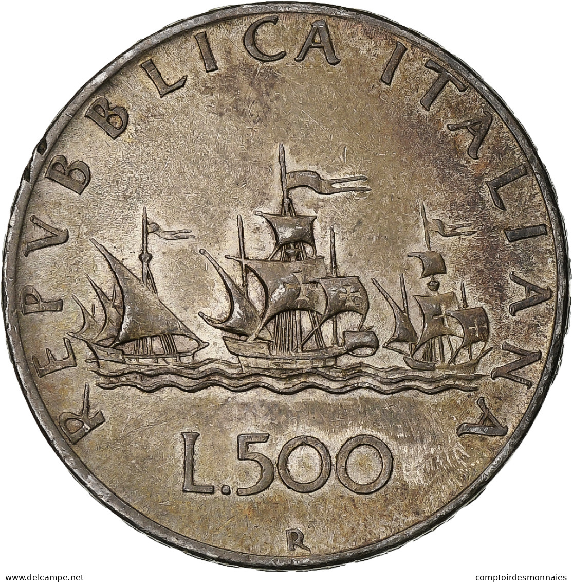 Italie, 500 Lire, 1958, Rome, SUP, Argent, KM:98 - 500 Liras