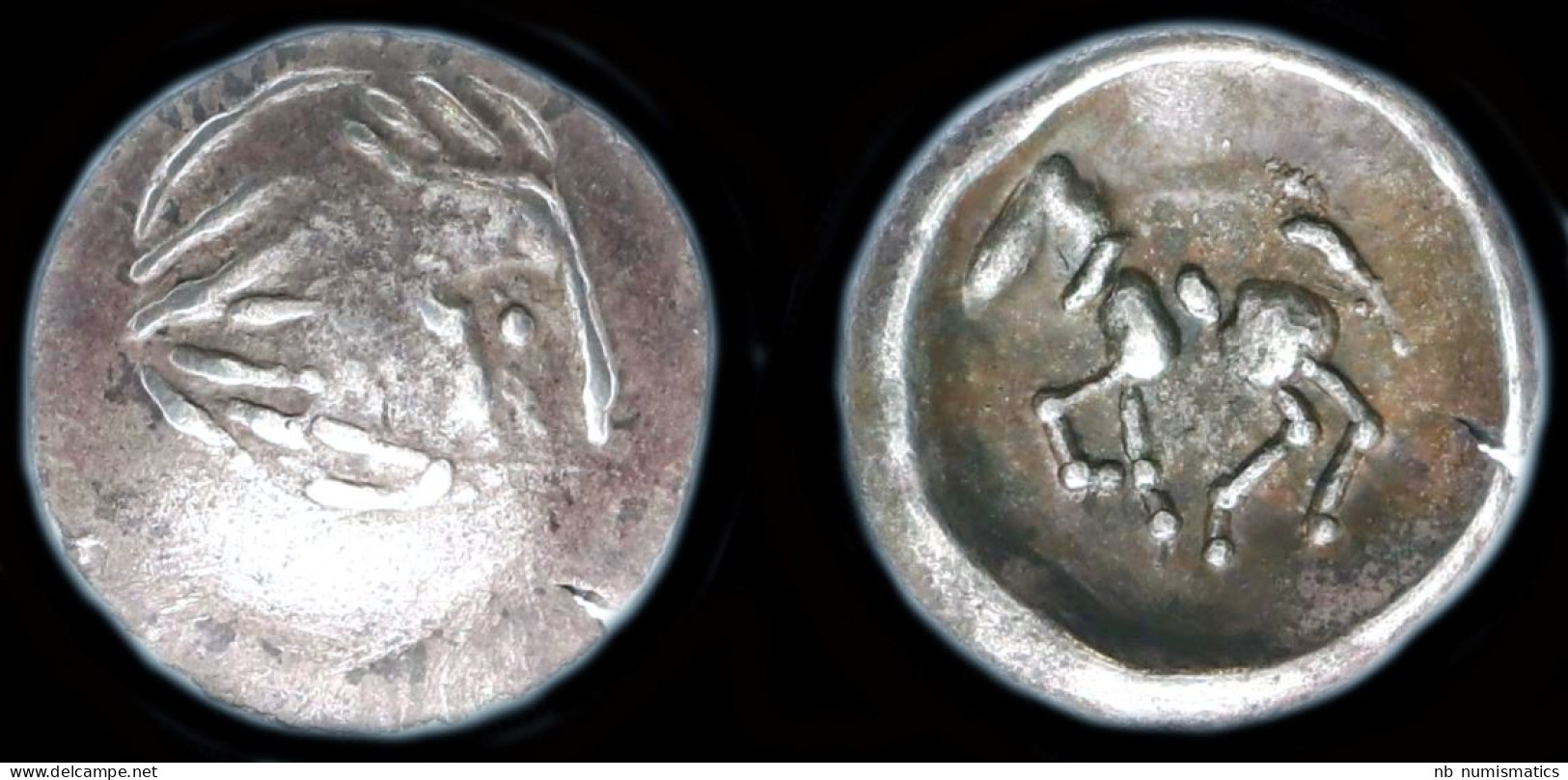 Celtic Transylvania Uncertain Tribe AR Stater Saddle-head Type - Keltische Münzen