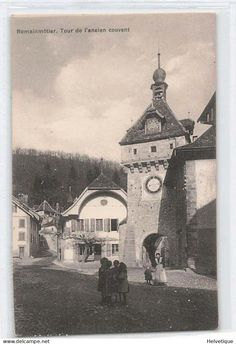 Romainmôtier Tour De L'ancien Couvent Animée - Romainmôtier-Envy