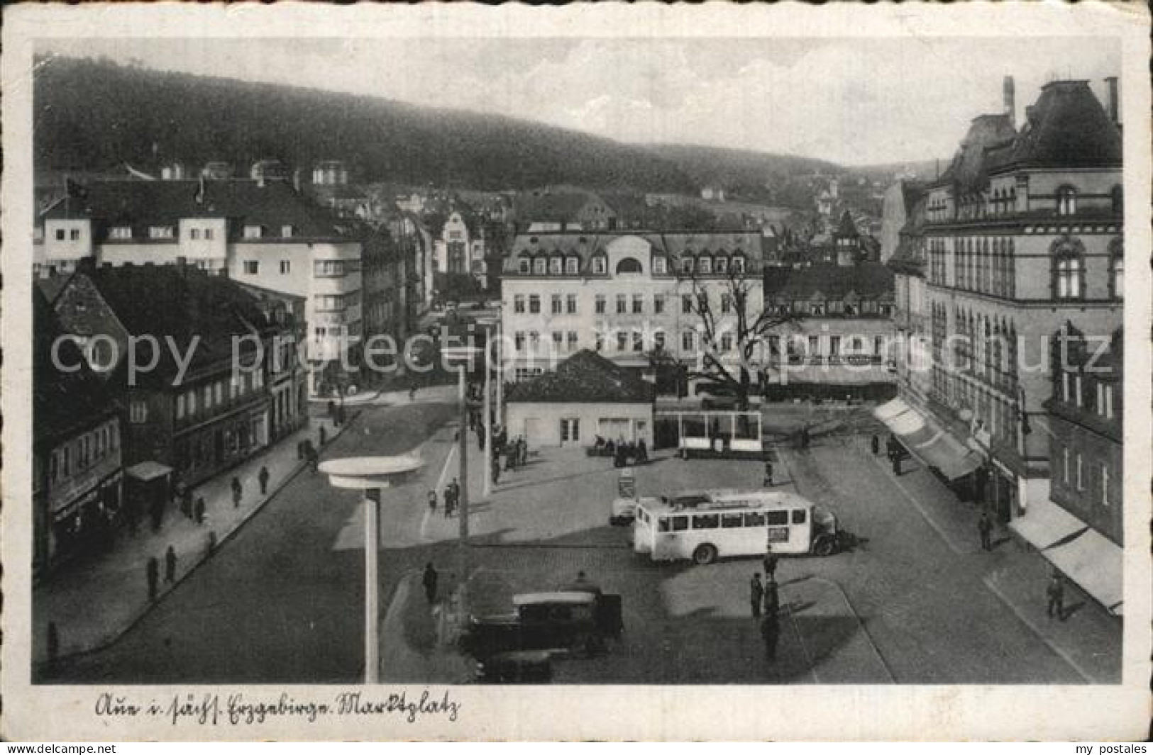 42584917 Aue Erzgebirge Marktplatz Aue Erzgebirge - Aue