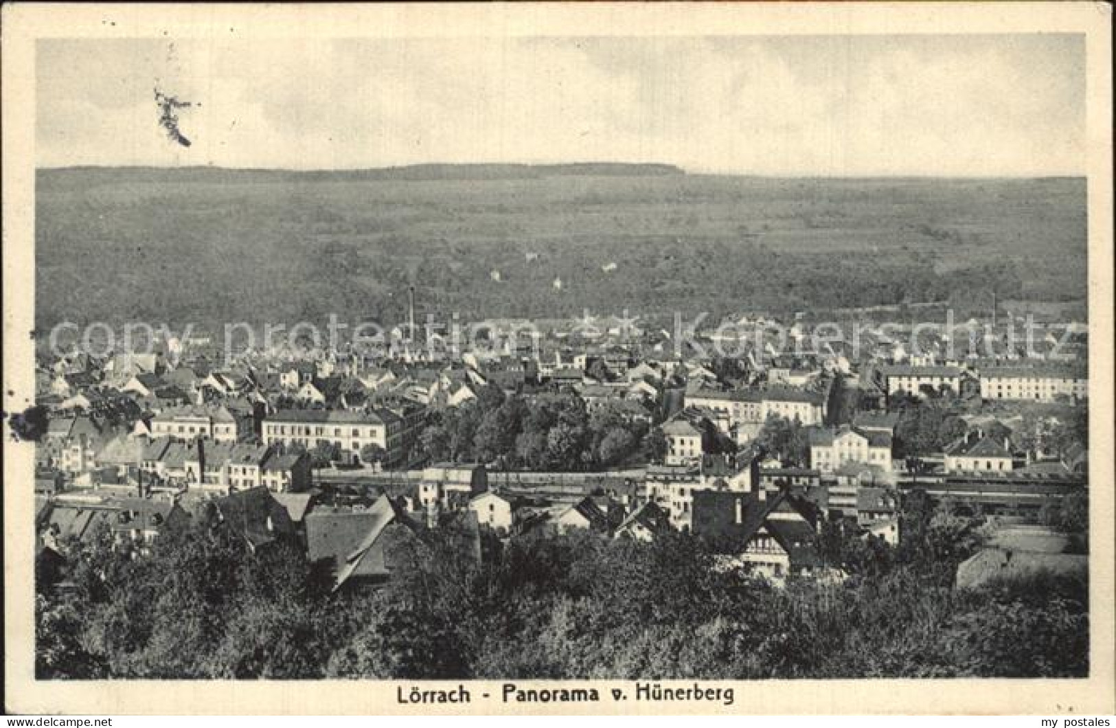 42584798 Loerrach Panorama Vom Huenerberg Loerrach - Lörrach