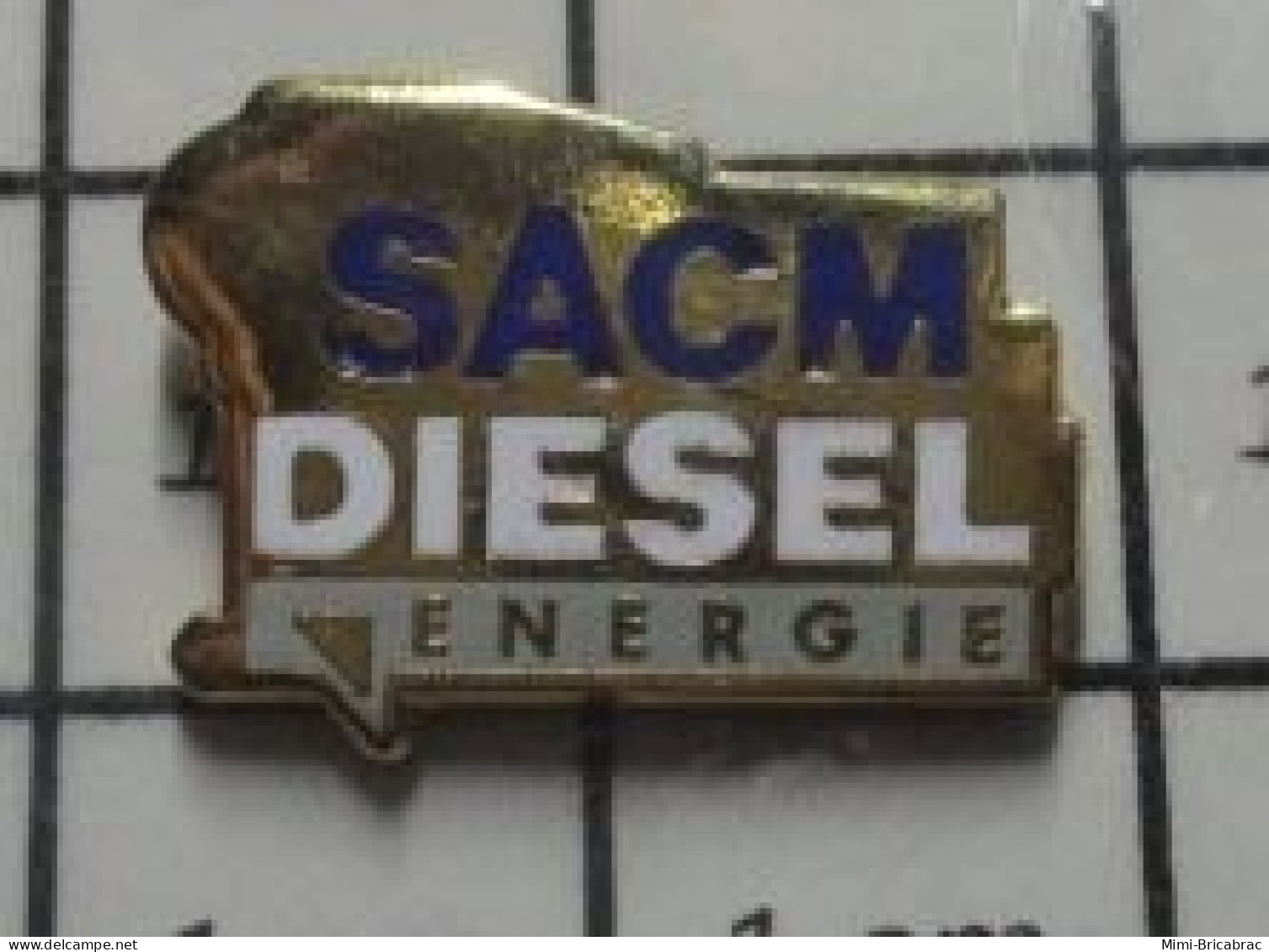 619 Pin's Pins / Beau Et Rare / CARBURANTS / SACM DIESEL ENERGIE - Carburants