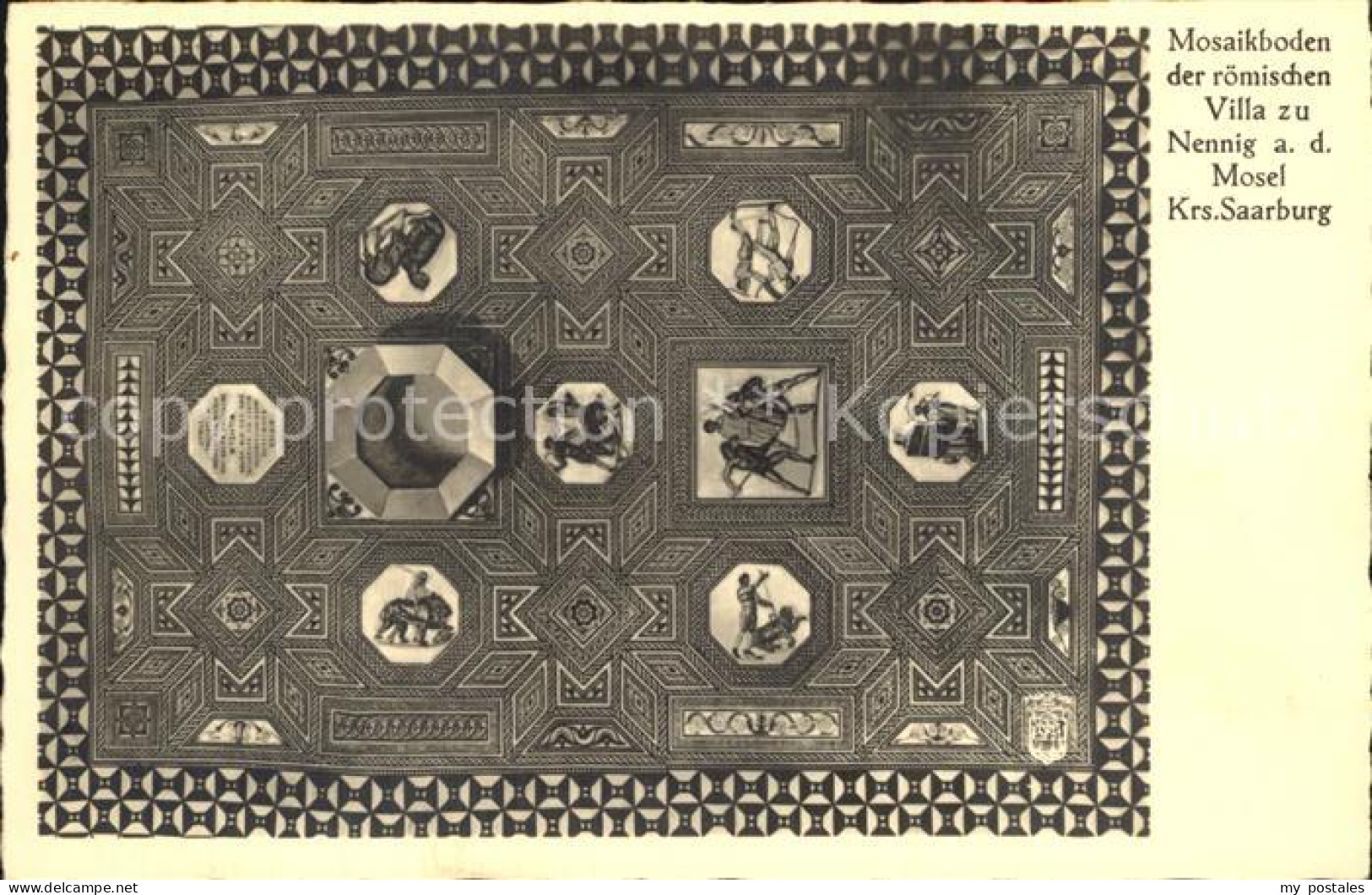 42583600 Nennig Mosaikboden Der Roemischen Villa Nennig - Perl