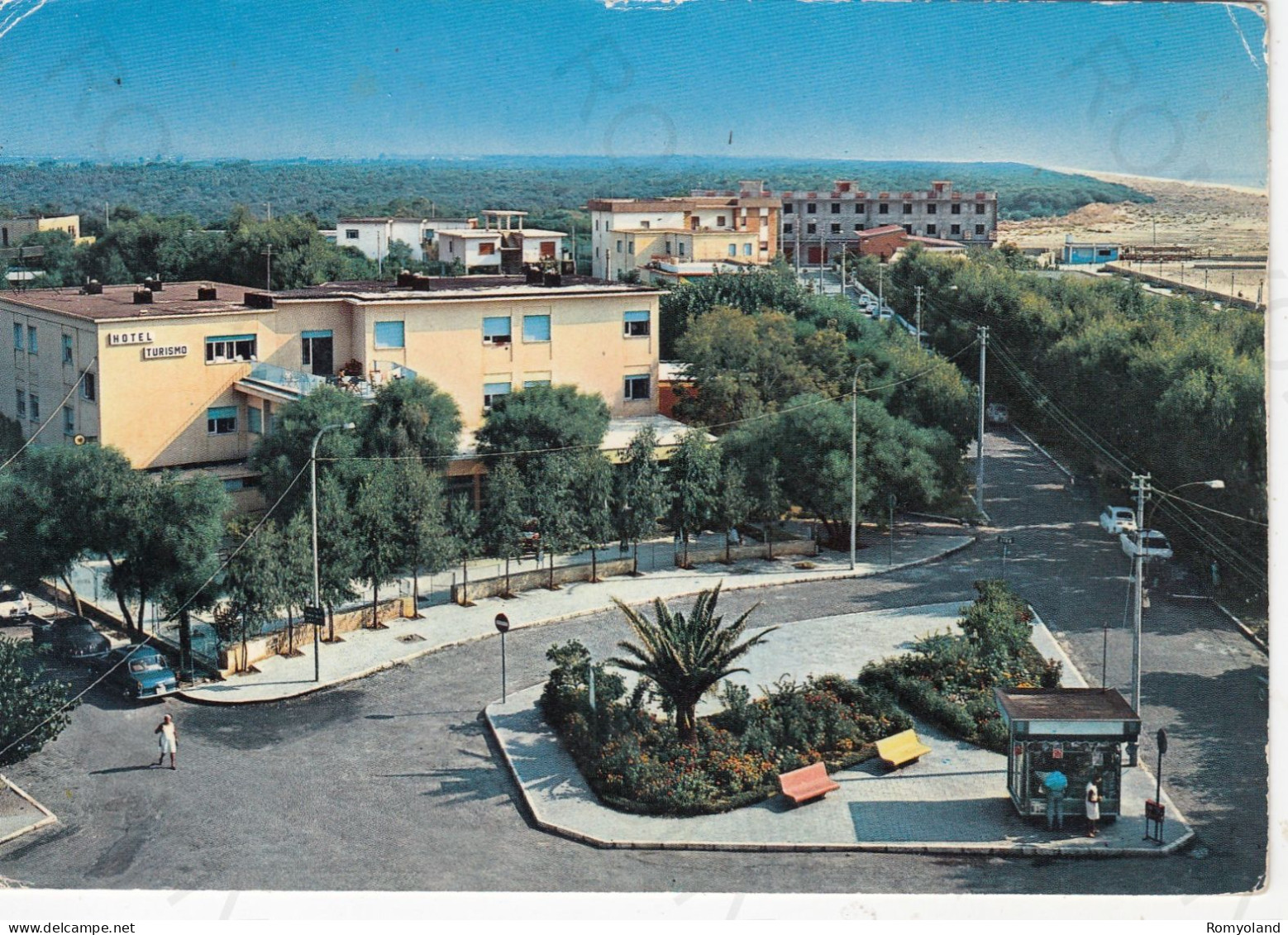 CARTOLINA  LIDO DI METAPONTO,MATERA,BASILICATA-STORIA,MEMORIA,CULTURA,RELIGIONE,BELLA ITALIA,VIAGGIATA 1974 - Matera