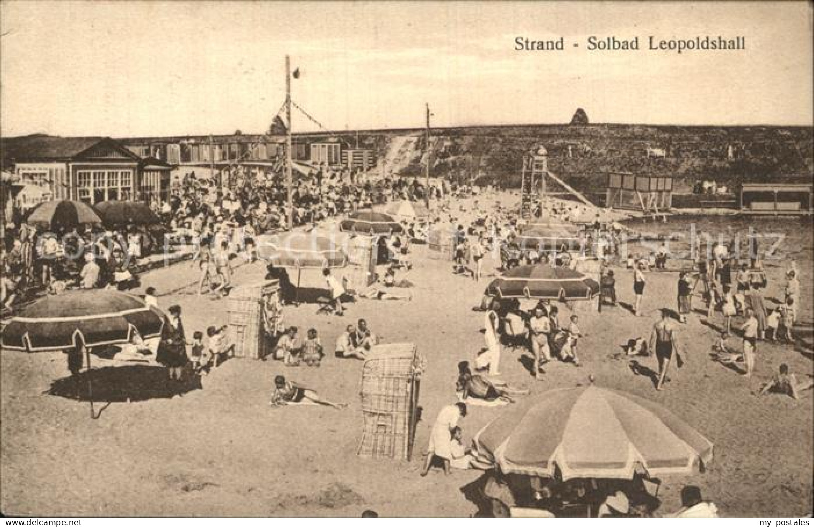 42577804 Leopoldshall Stassfurt Solbad Strand Binnensee Stassfurt - Stassfurt