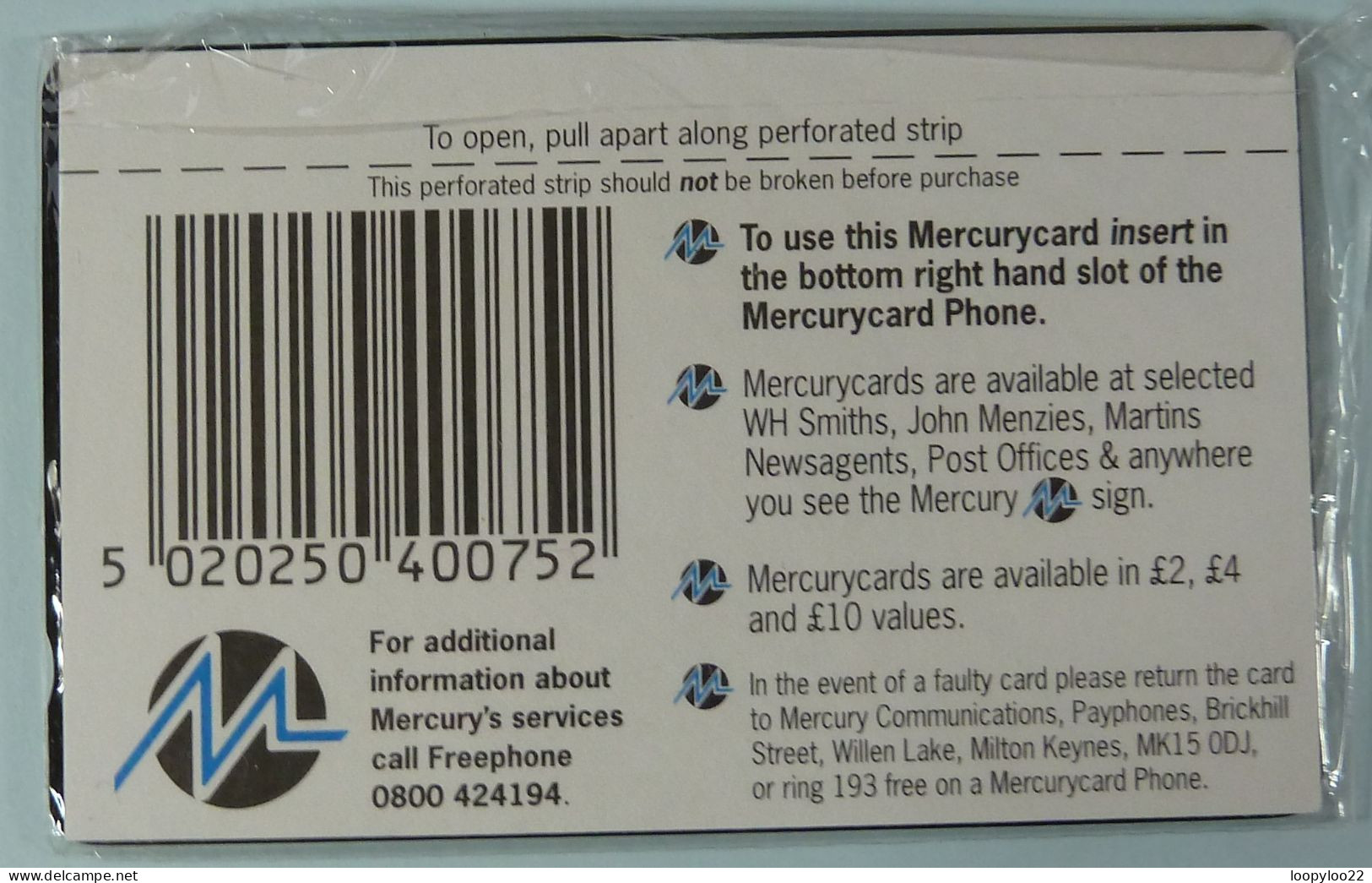 UK - Great Britain - Mercury - Paytelco - PYU013 - PNL - Polytechnic Of North London - Mint Blister - [ 4] Mercury Communications & Paytelco