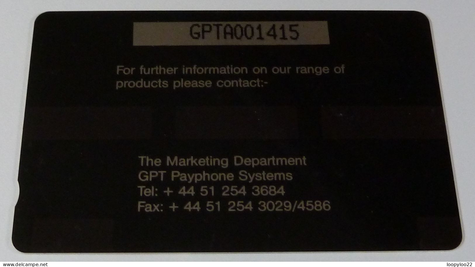 UK - GPT - Queens Award - GPT014 - GPT Marketing 1991 - 10 Units - GPTA - 1500ex - Used - Other & Unclassified