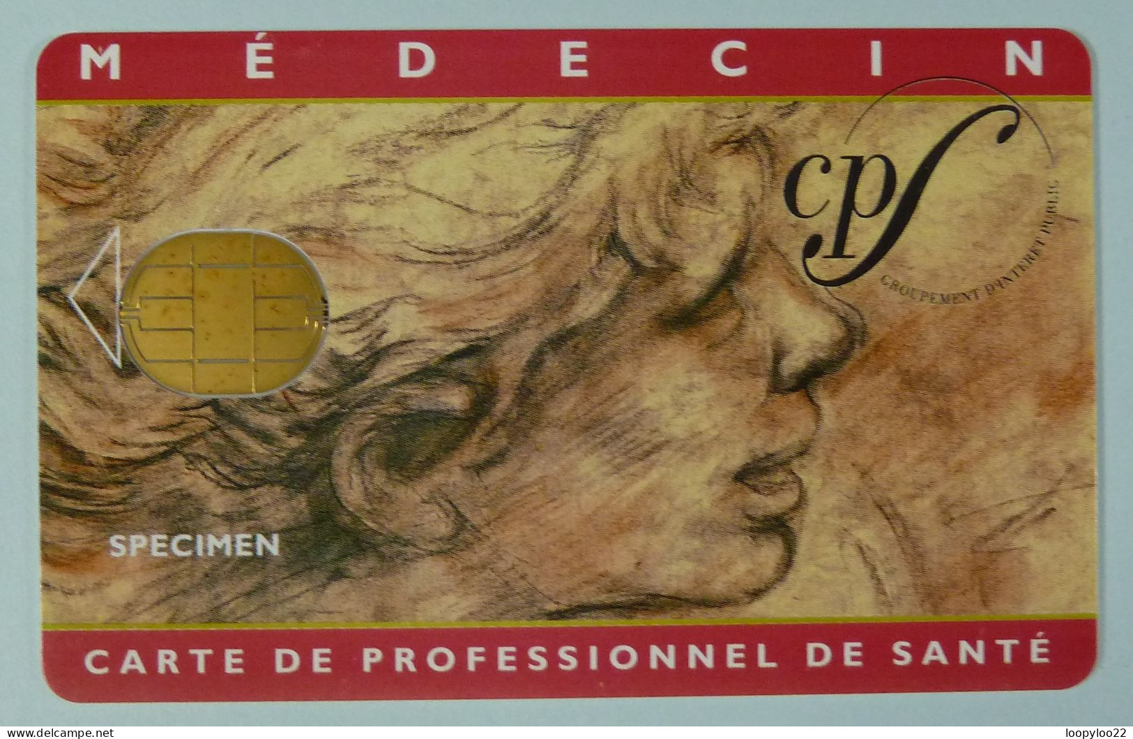 FRANCE - Chip - CPS - Smart Card - Medecin - Specimen - Sonstige & Ohne Zuordnung