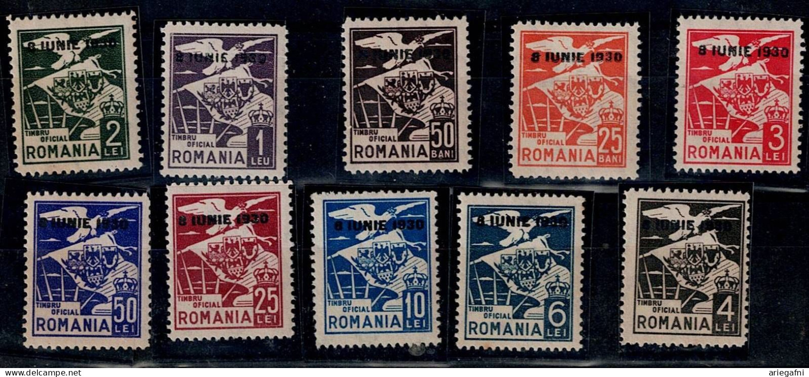 ROMANIA 1930 POSTAGE DUE MI No 11-20 MNH VF!! - Strafport