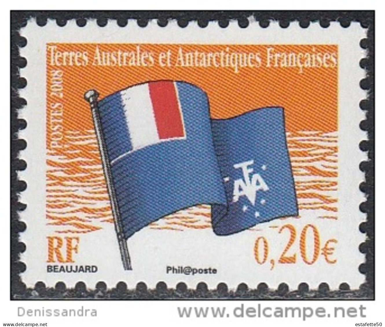 TAAF; 2008; TP N° 498; NEUFS**;MNH - Full Years