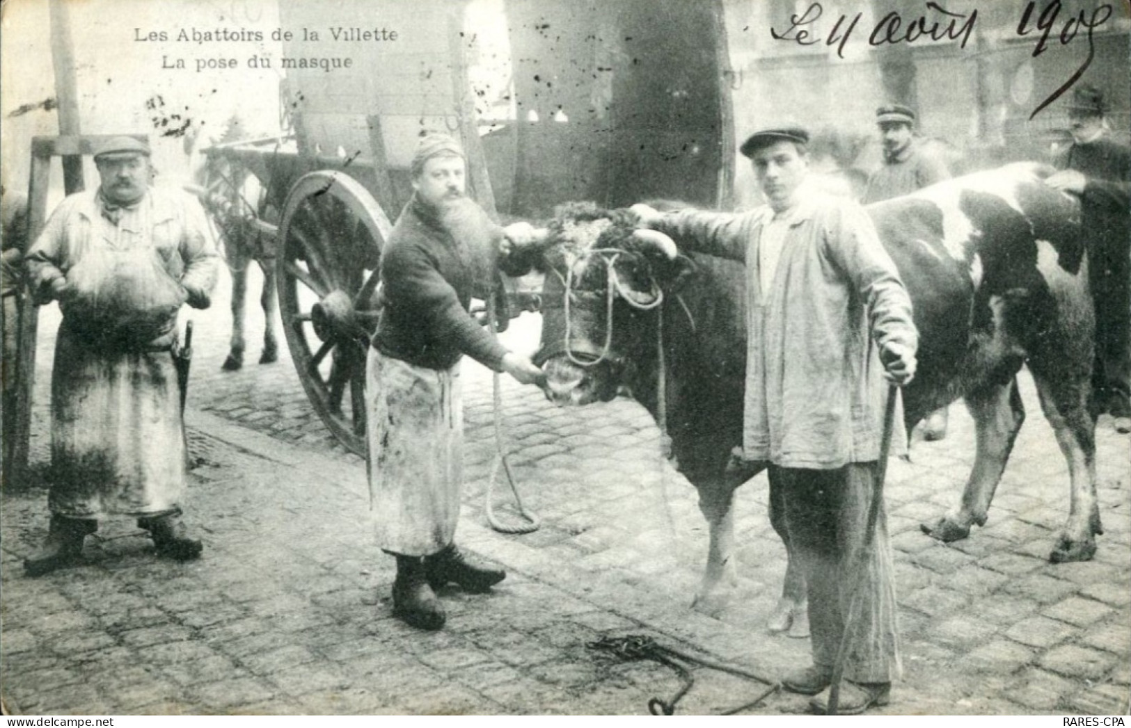 75019 - LES ABATTOIRS DE LA VILLETTE - La Pose Du Masque  - TTB / RARE - Arrondissement: 19