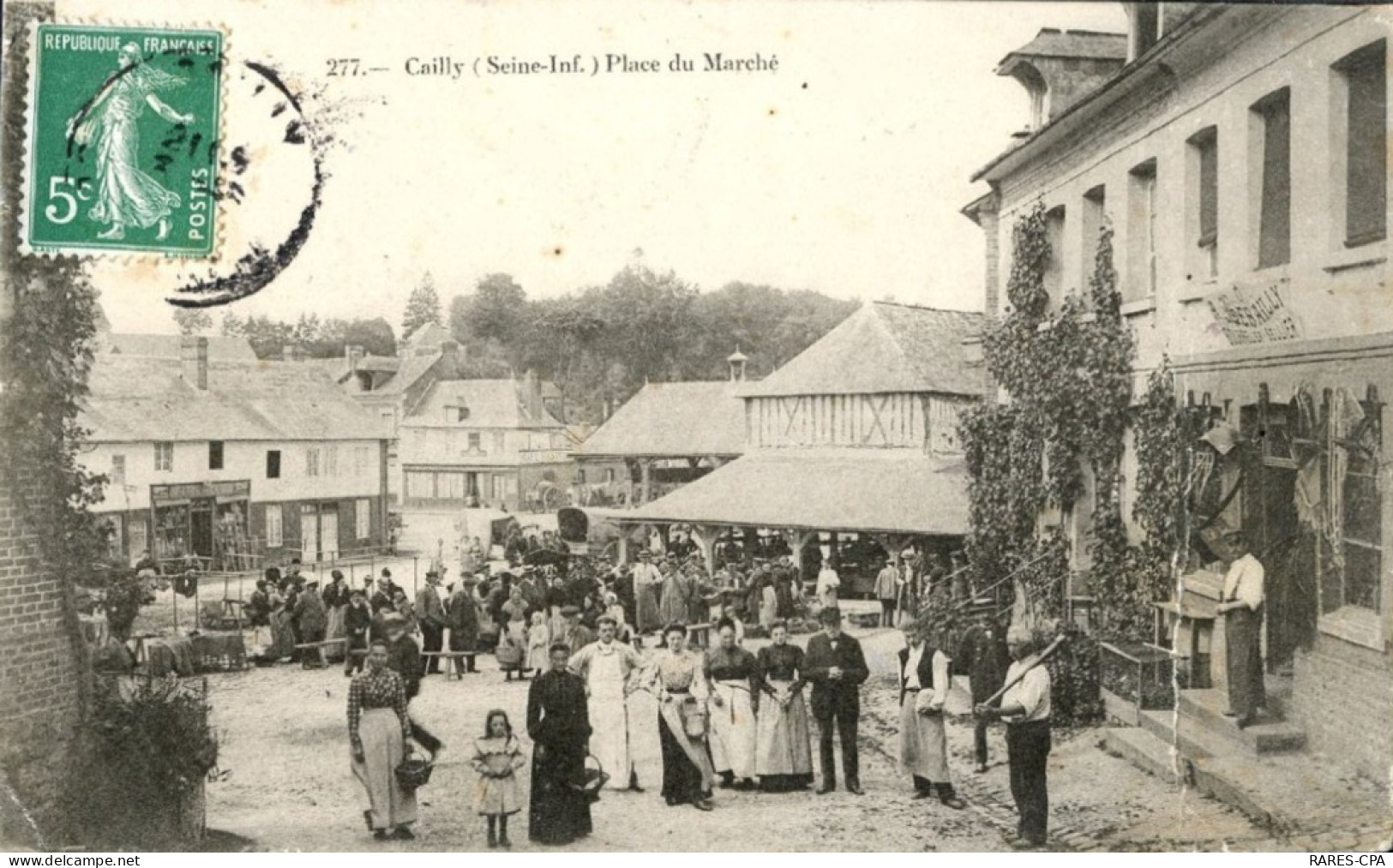 76 CAILLY - Place Du Marché  - TB - Otros & Sin Clasificación