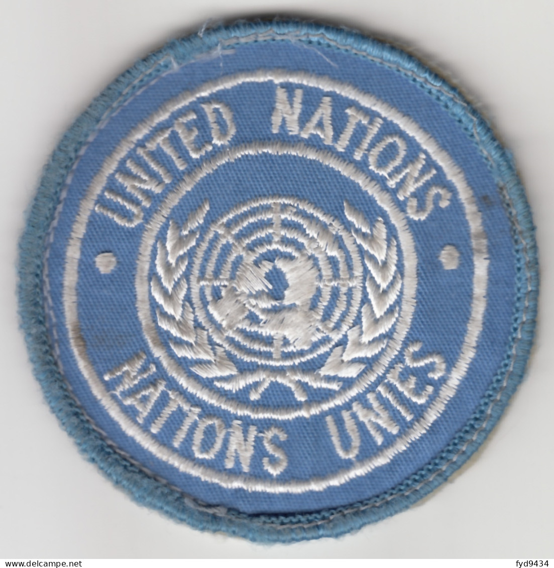 Insigne De Bras Des Troupes Des Nations Unies - Ecussons Tissu