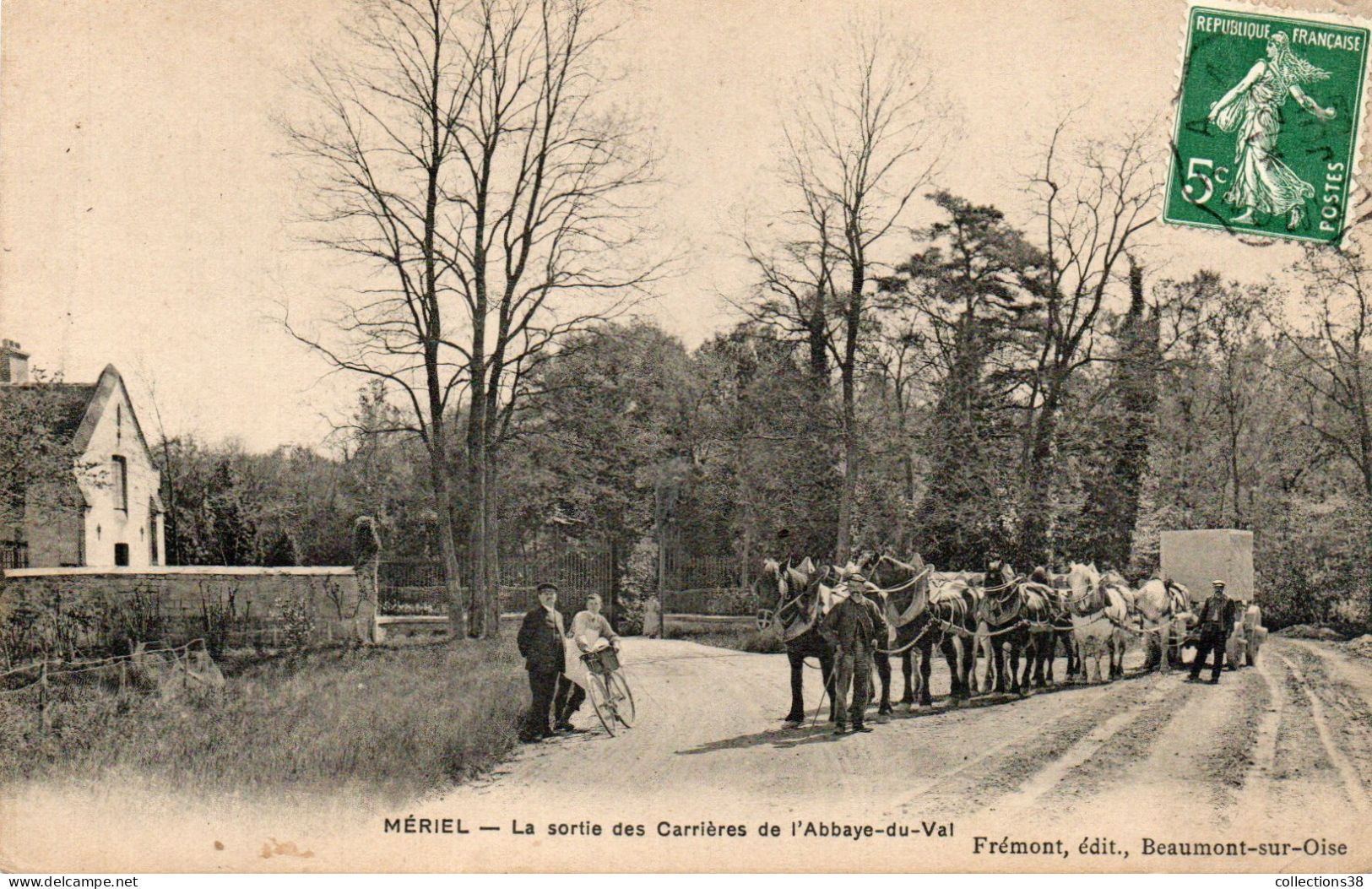 Mériel - La Sortie Des Carrières De L'Abbaye-du-Val - Meriel