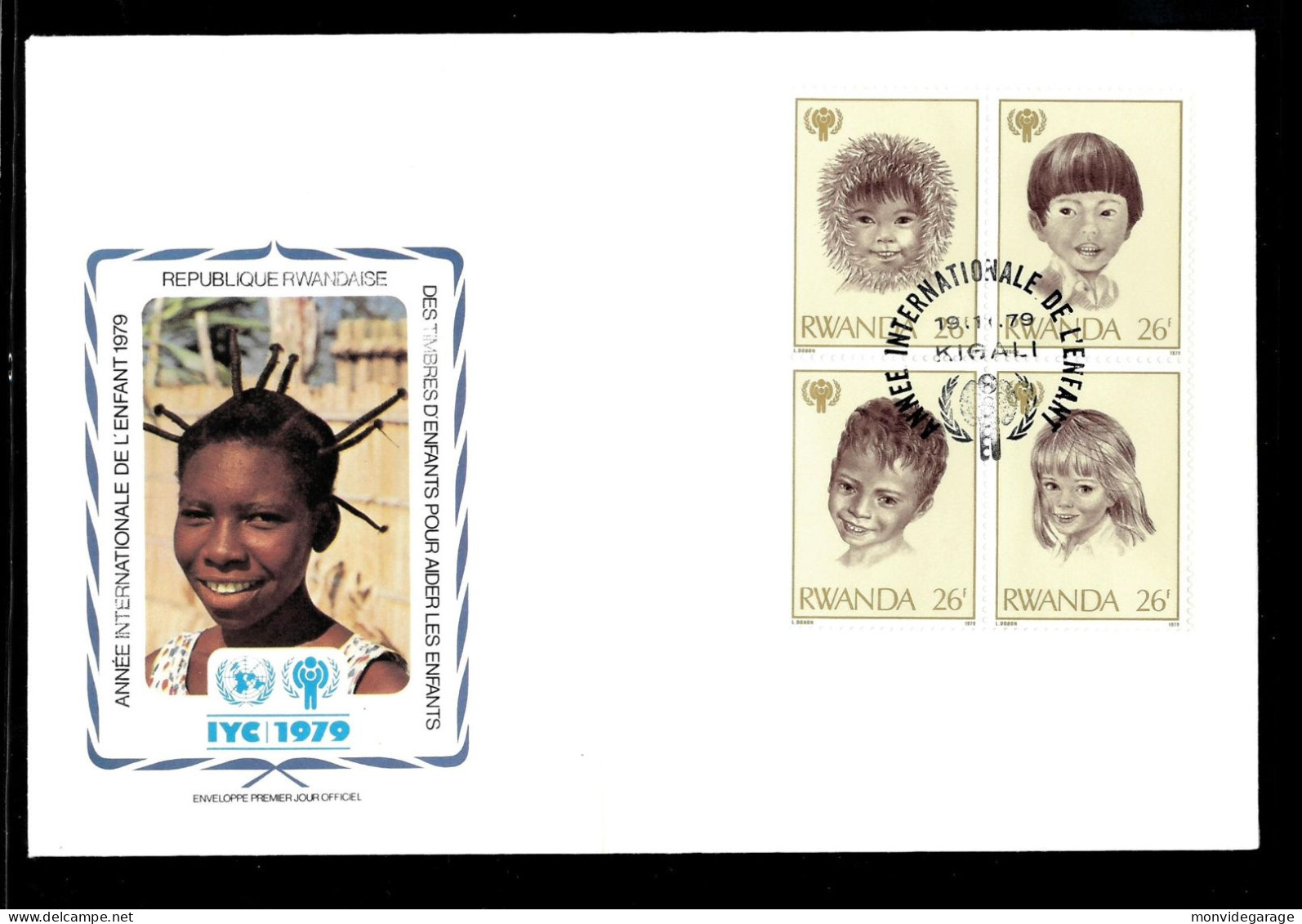 République Rwandaise - Année Internationale De L'enfant 1979 - Premier Jour - IJDK 062 - UNICEF