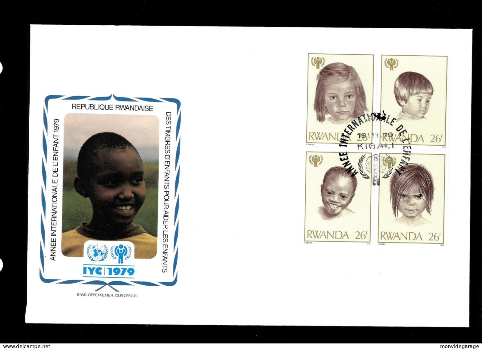 République Rwandaise - Année Internationale De L'enfant 1979 - Premier Jour - IJDK 063 - UNICEF