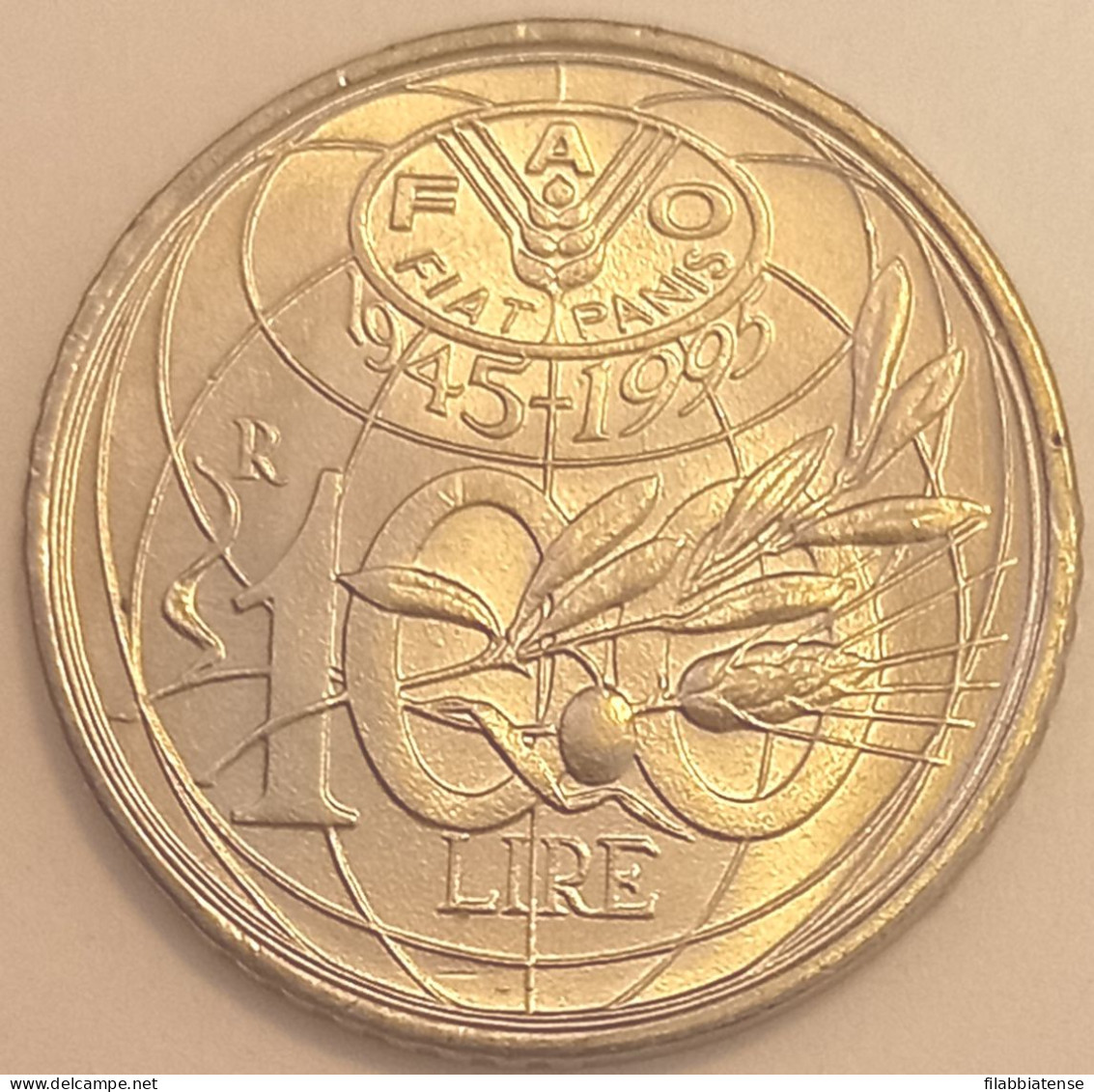 1995 - Italia 100 Lire FAO   ------ - 100 Lire