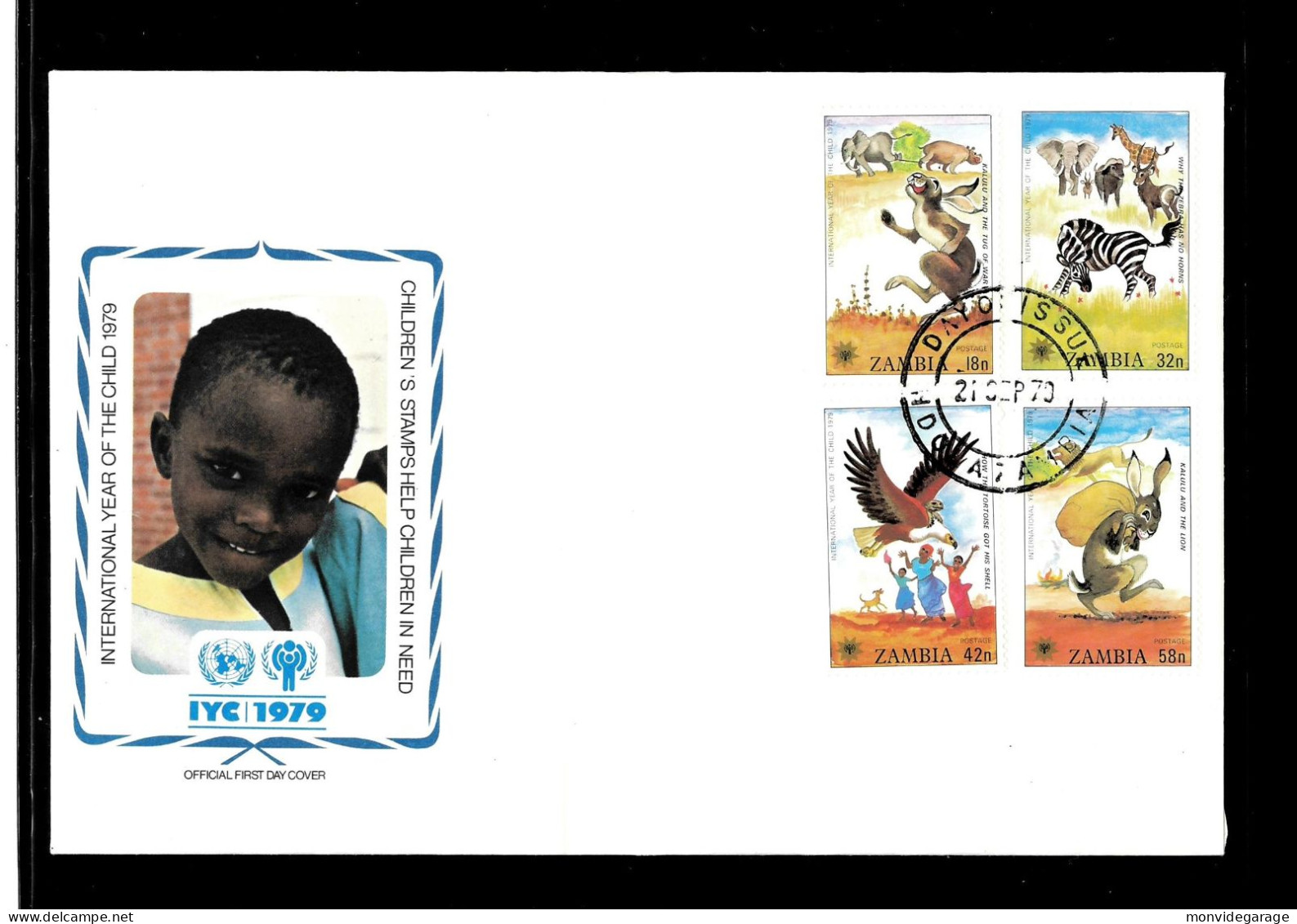 Zambia - Année Internationale De L'enfant 1979 - Premier Jour - IJDK 066 - UNICEF