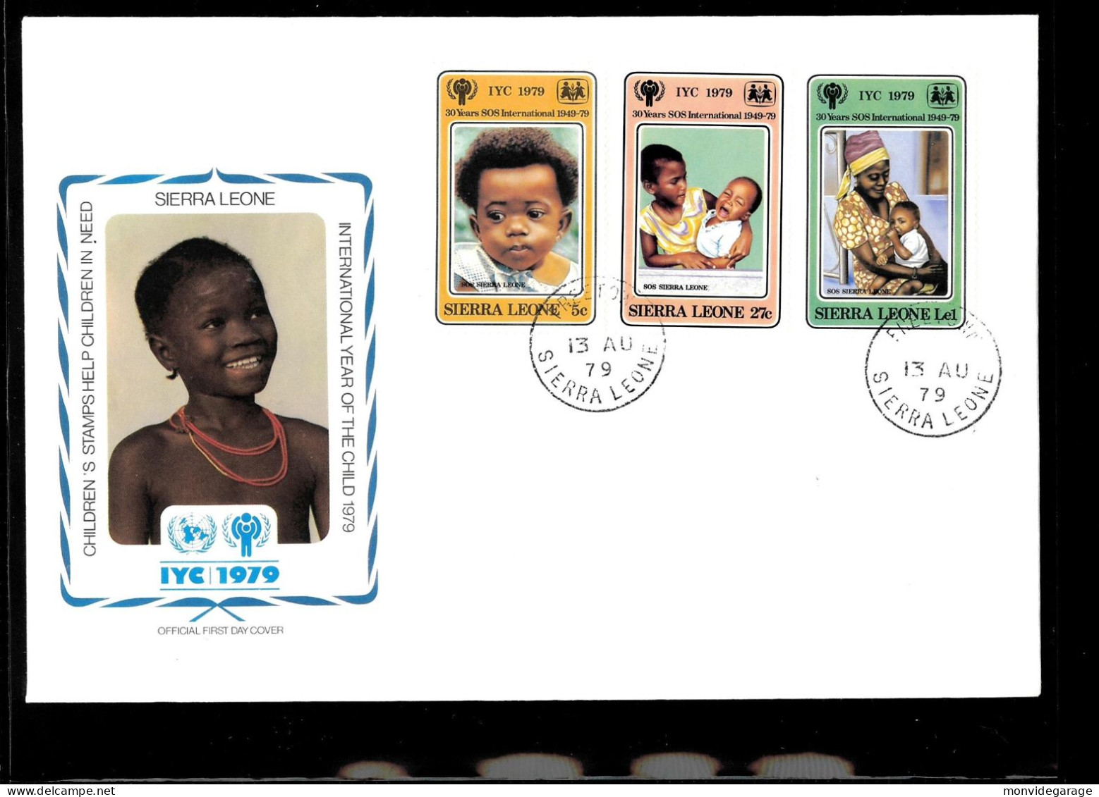 Sierra Léone - Année Internationale De L'enfant 1979 - Premier Jour - IJDK 069 - UNICEF