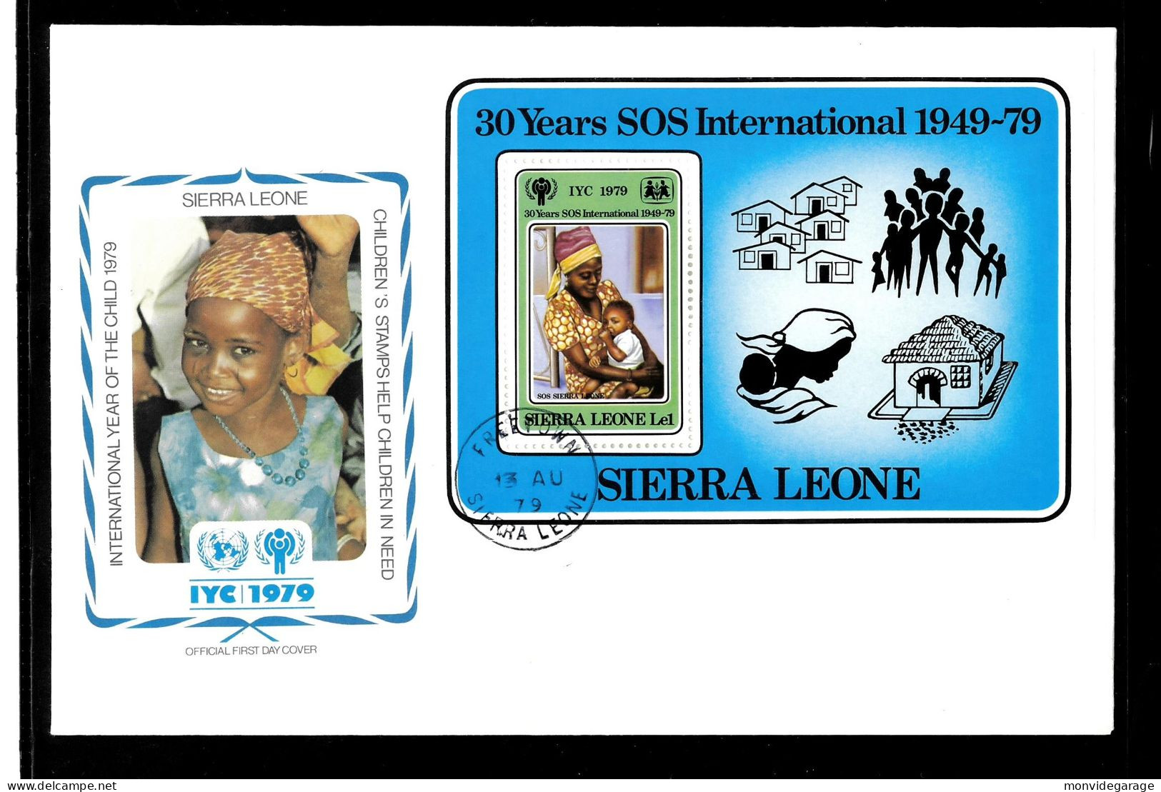Sierra Léone - Année Internationale De L'enfant 1979 - Premier Jour - IJDK 070 - UNICEF